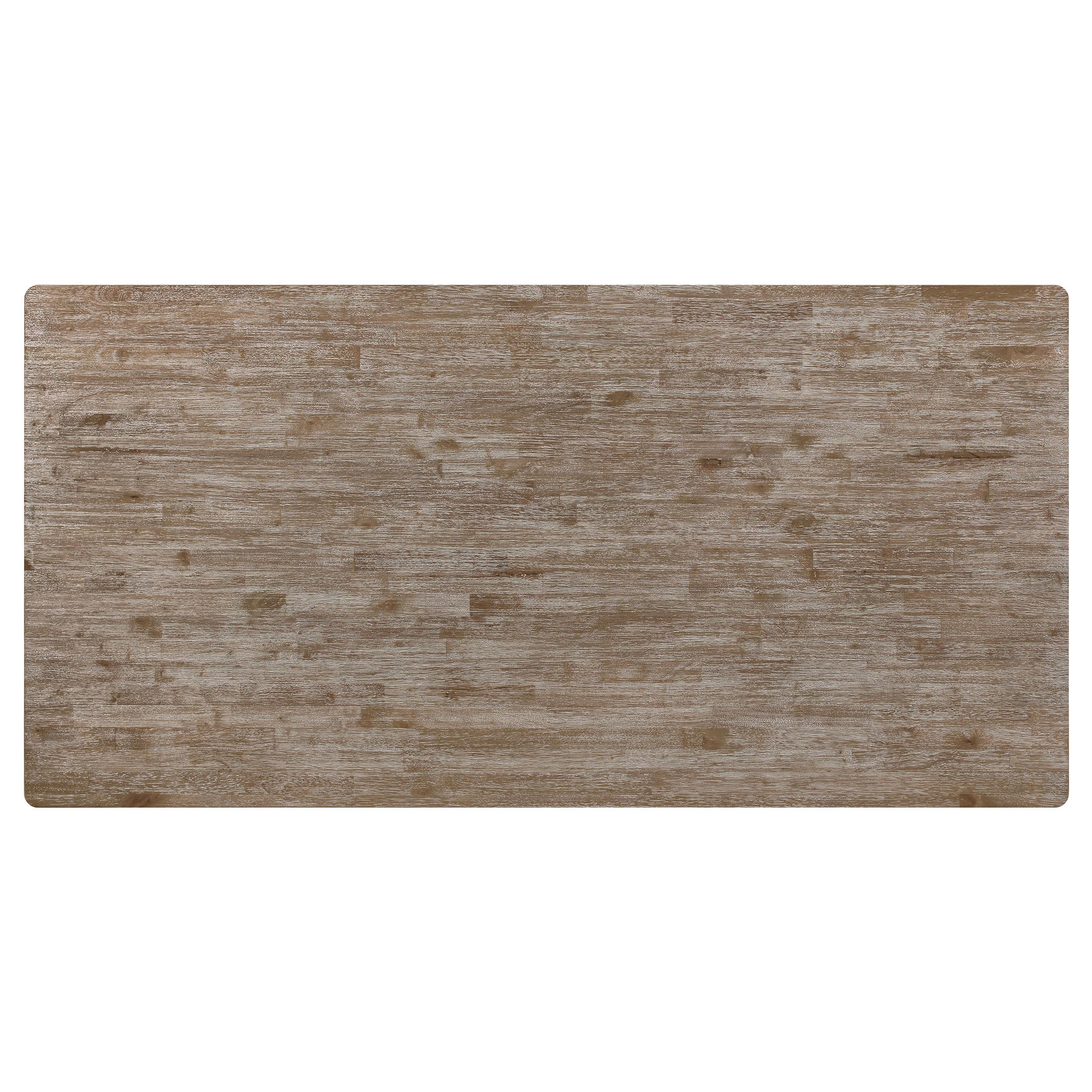 Model: 108221 | Coaster Bridget Rectangular 79-inch Dining Table Brown Brushed