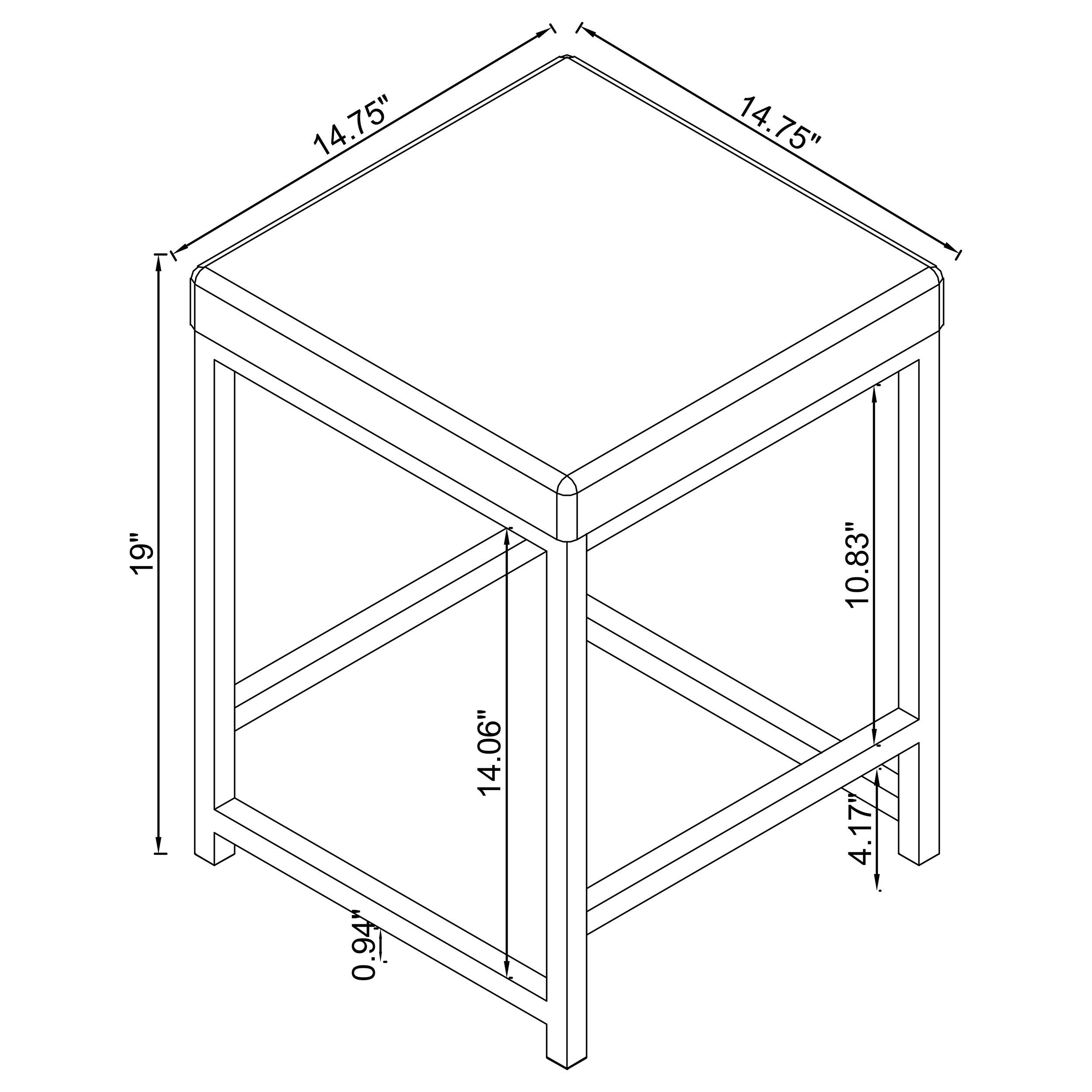 Model: 935933 | Coaster Umbridge Upholstered Square Padded Cushion Vanity Stool