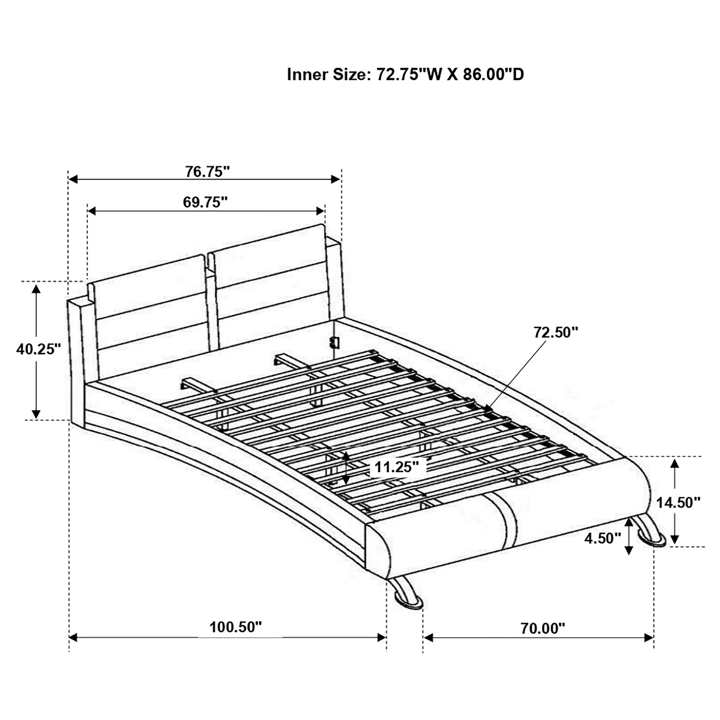 Model: 300345KW-S5 | Coaster Jeremaine 5-piece California King Bedroom Set White