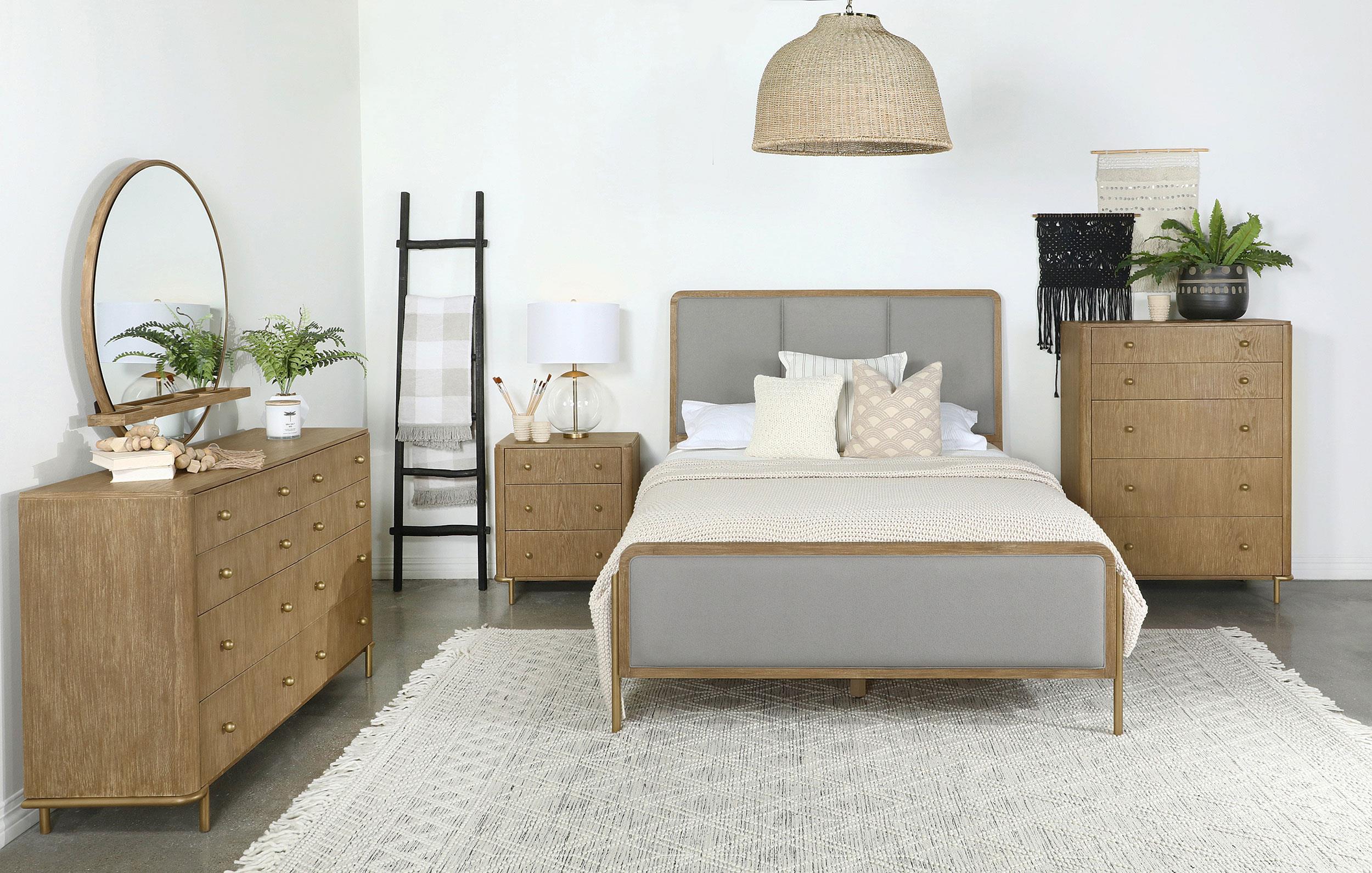 Coaster Arini 5-piece Queen Bedroom Set Sand Wash and Grey