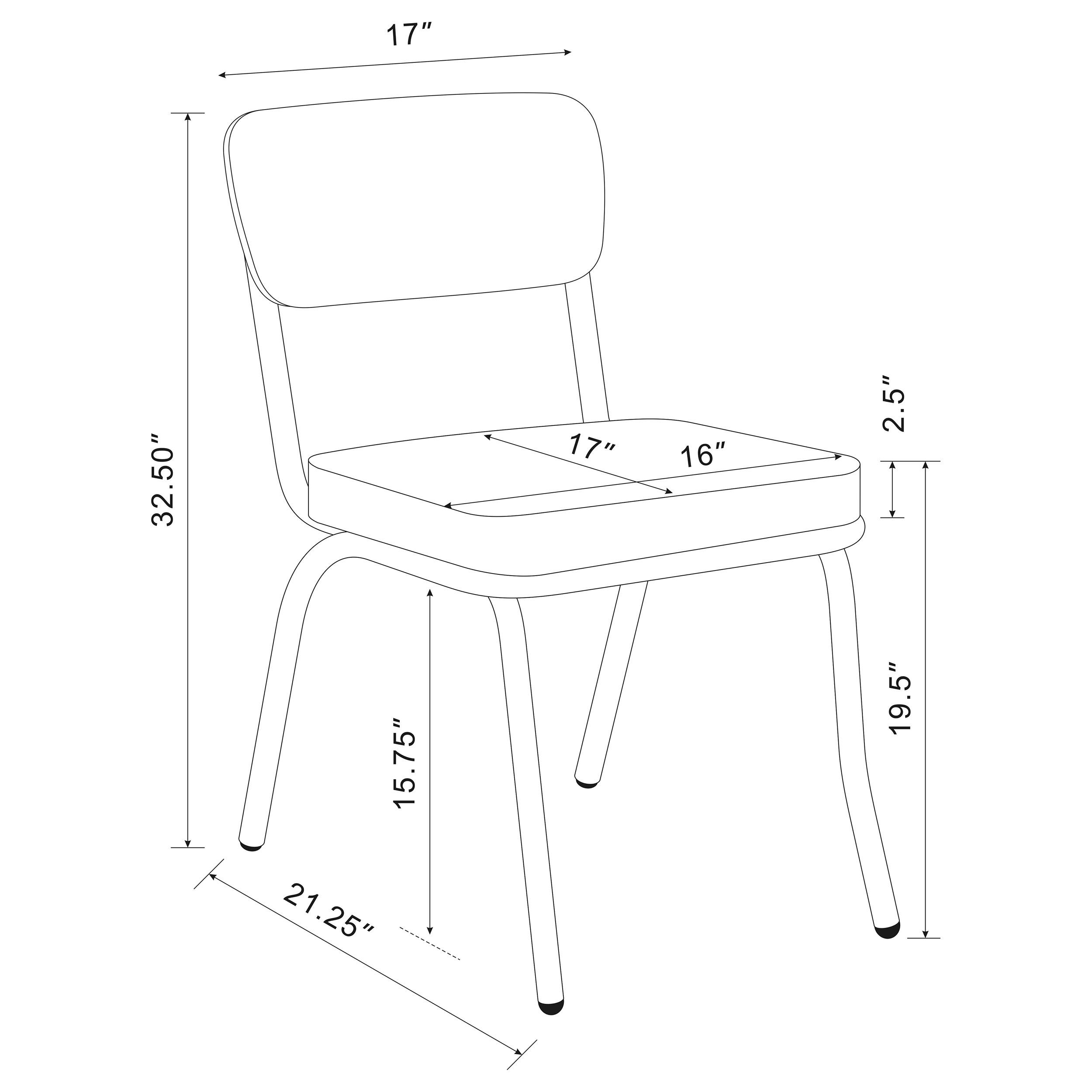 Model: 2065-S5R | Coaster Retro 5-piece Oval Dining Table Set White and Red