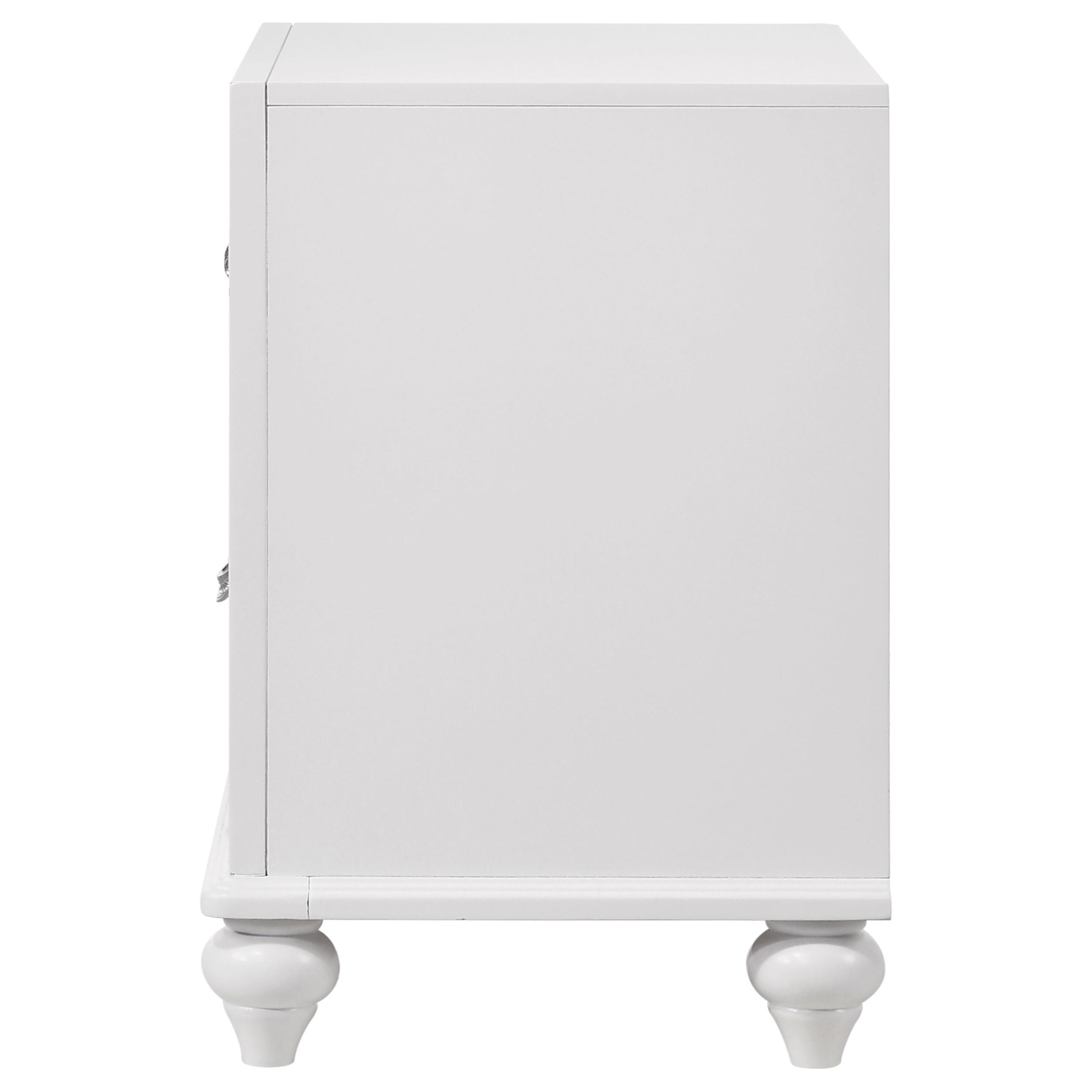 Model: 205892 | Coaster Barzini 2-drawer Nightstand White