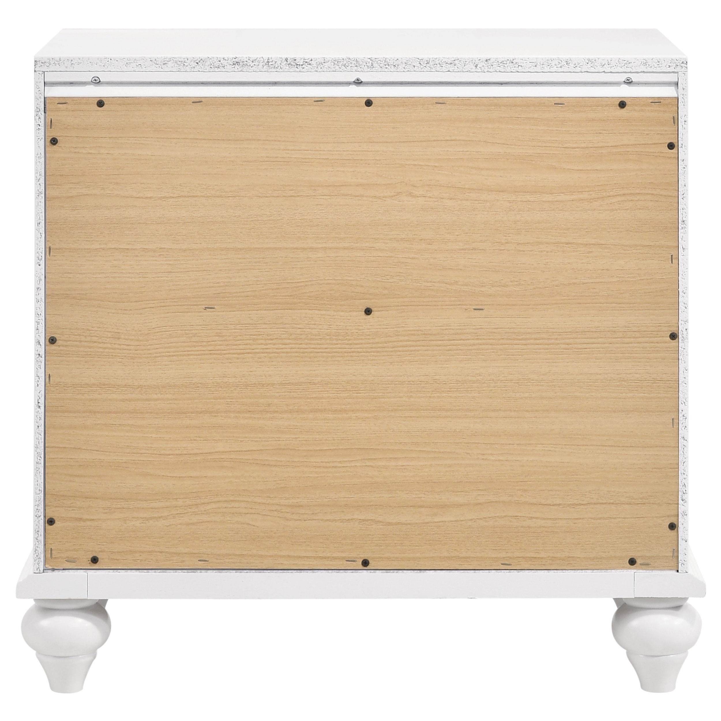 Model: 205892 | Coaster Barzini 2-drawer Nightstand White