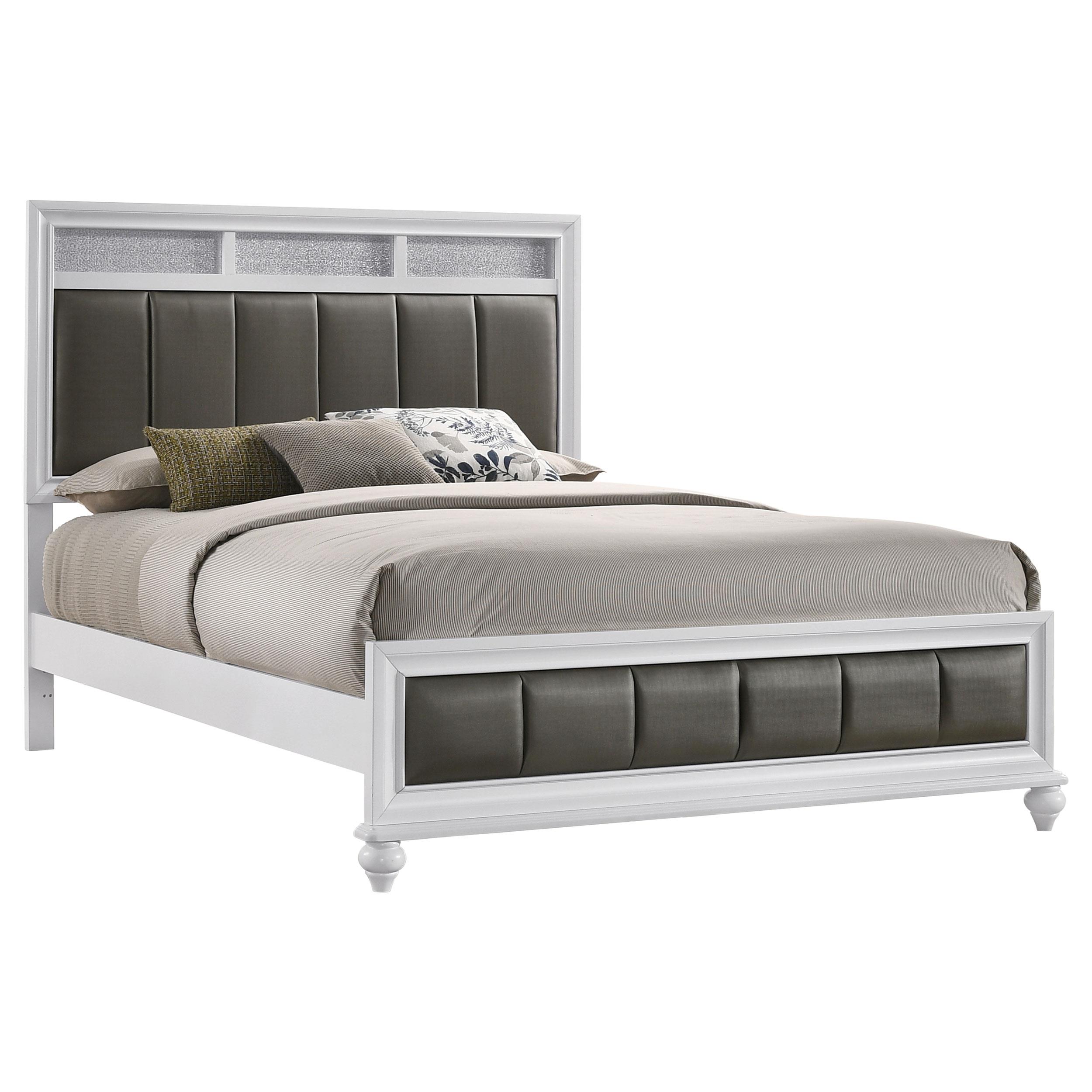 Model: 205891KW | Coaster Barzini Wood California King Panel Bed White