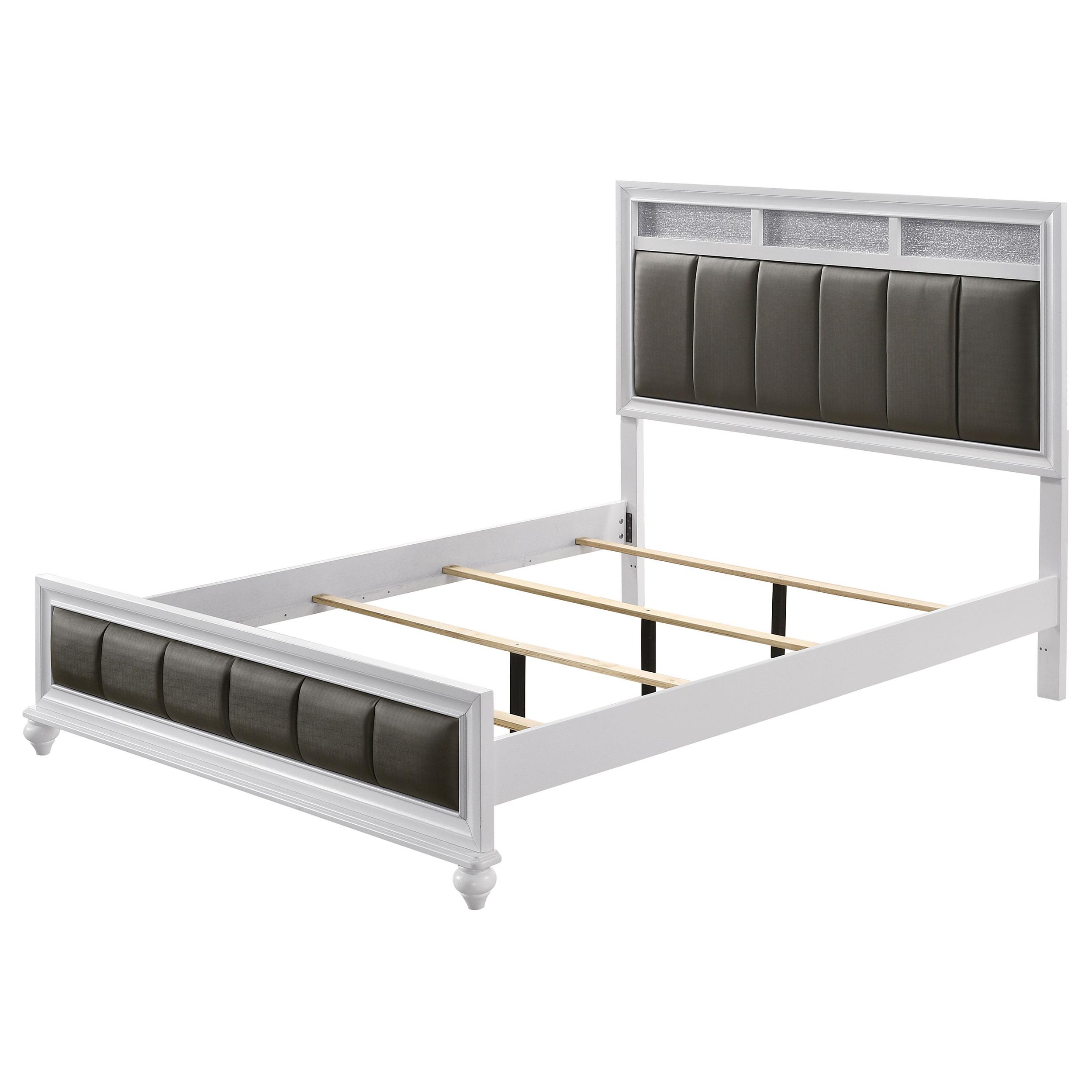 Model: 205891KW | Coaster Barzini Wood California King Panel Bed White