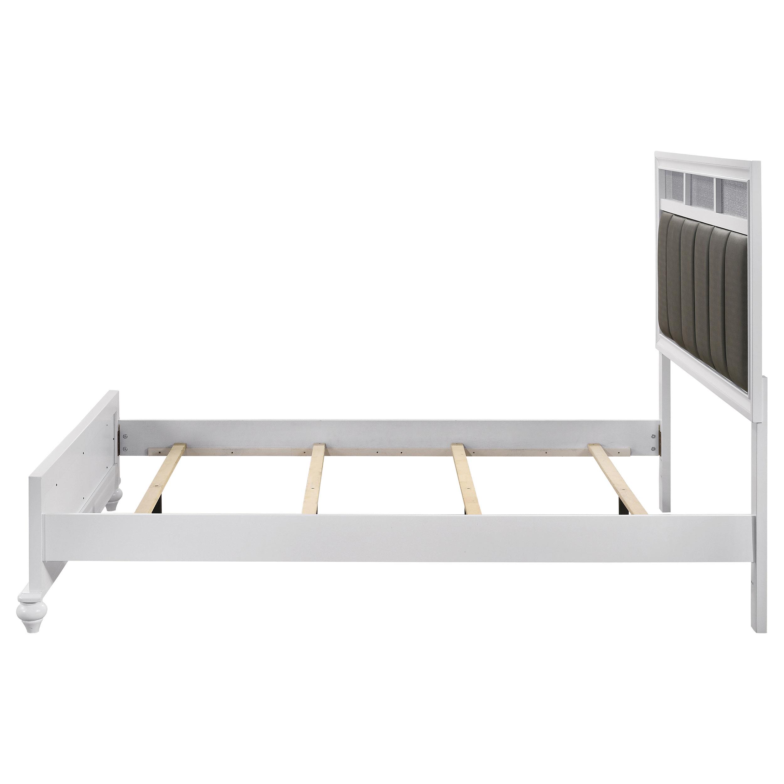 Model: 205891KW | Coaster Barzini Wood California King Panel Bed White