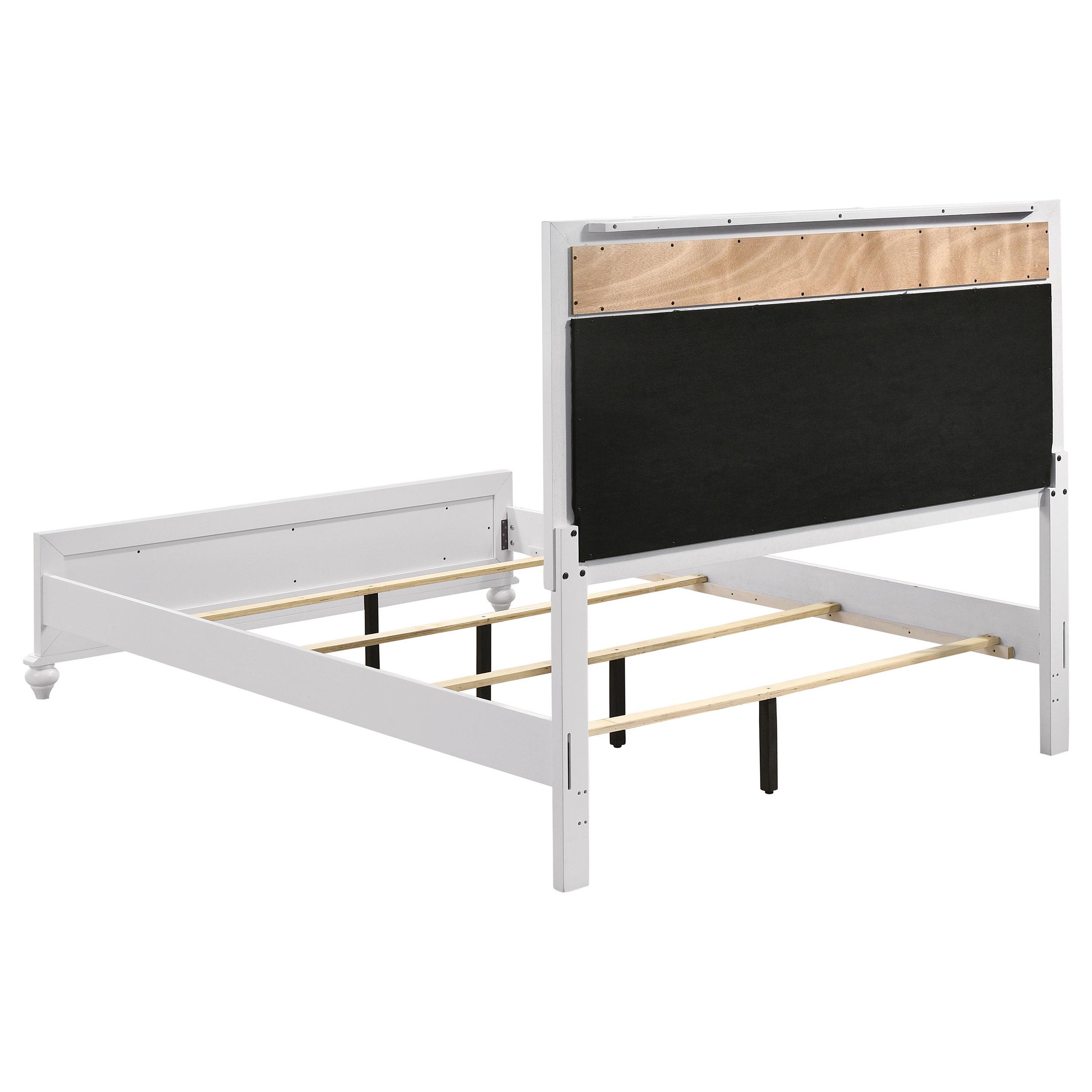 Model: 205891KW | Coaster Barzini Wood California King Panel Bed White