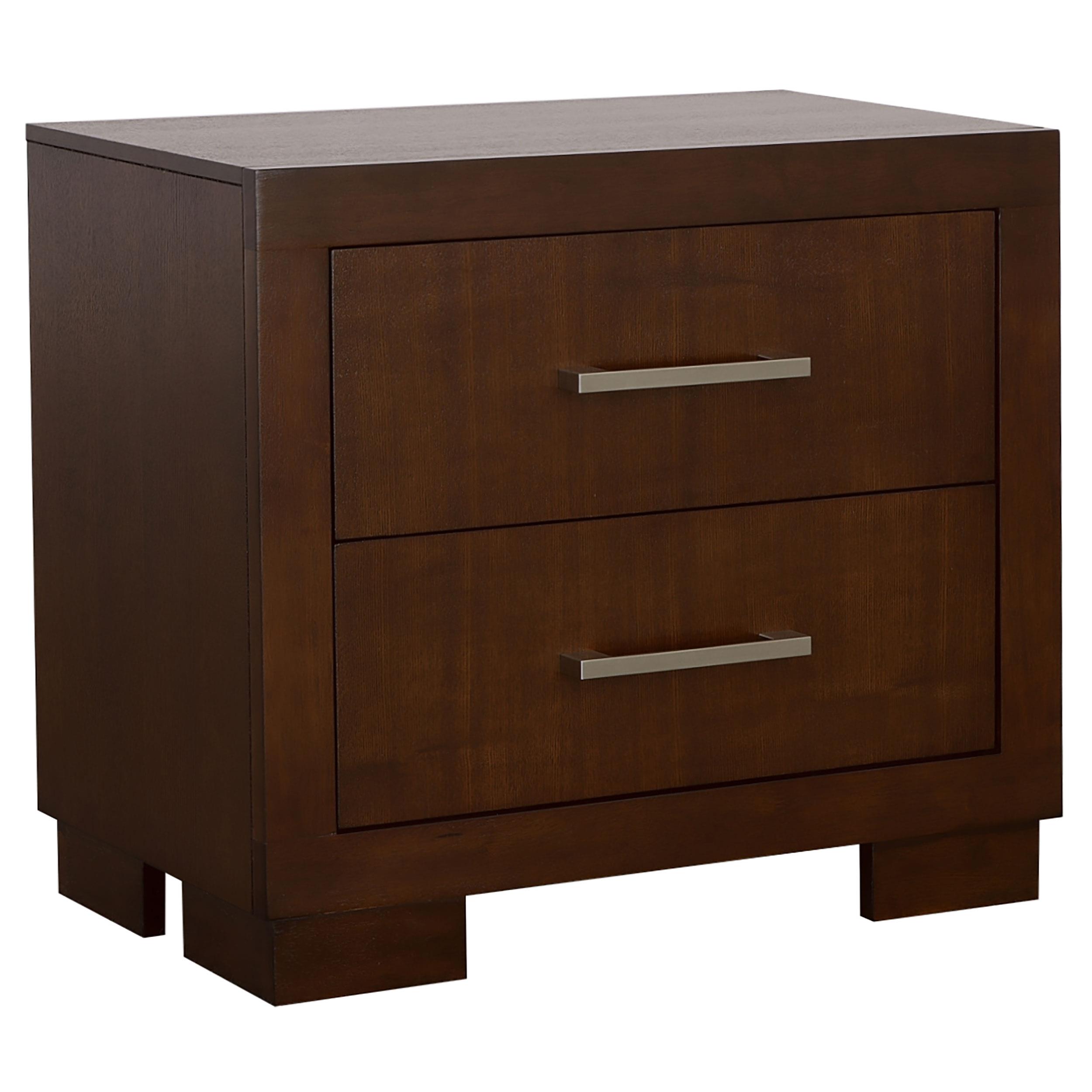 Model: 200711KE-S4 | Coaster Jessica 4-piece Eastern King LED Bedroom Set Cappuccino