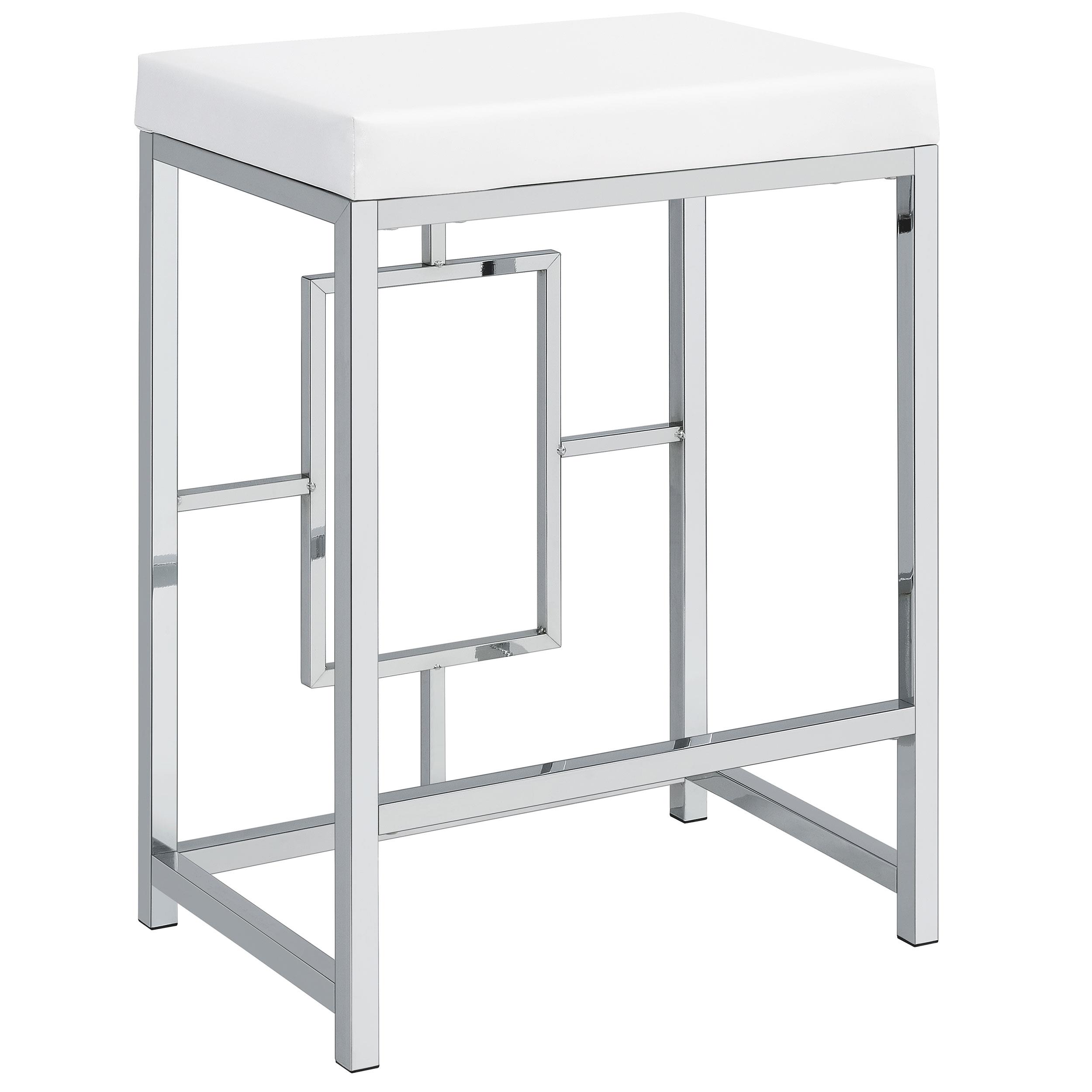 Model: 182714 | Coaster Jackson 4-piece Multipurpose Counter Height Table Set White
