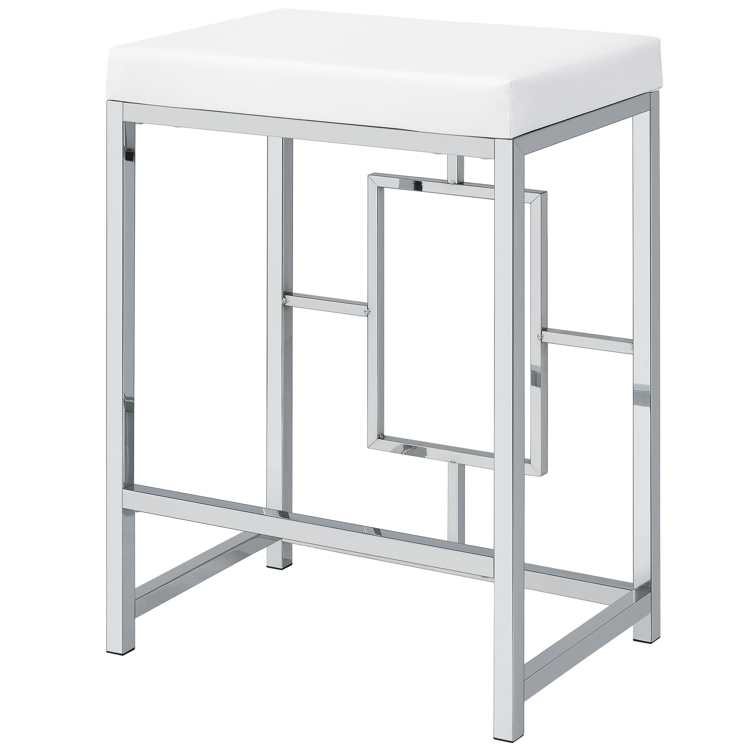 Model: 182714 | Coaster Jackson 4-piece Multipurpose Counter Height Table Set White