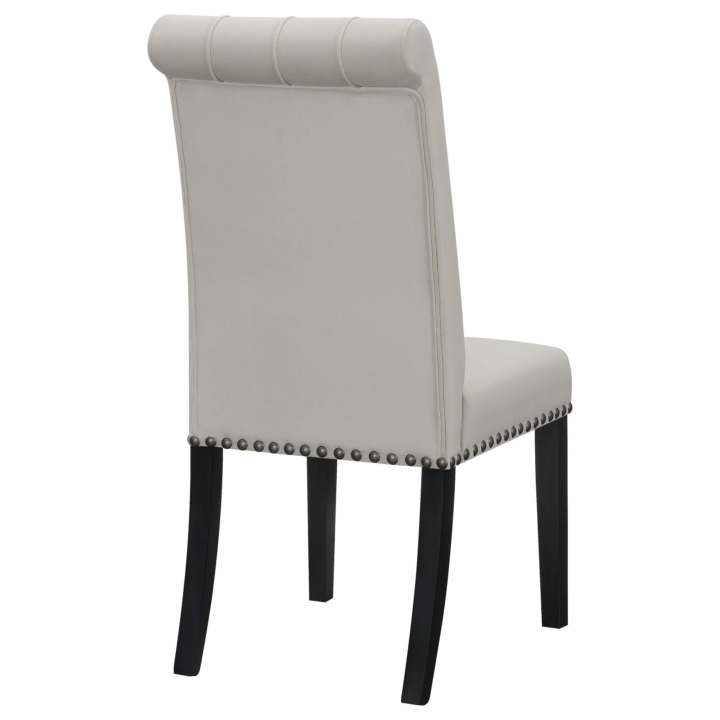 Model: 115182 | Coaster Alana Velvet Upholstered Dining Side Chair Sand (Set of 2)