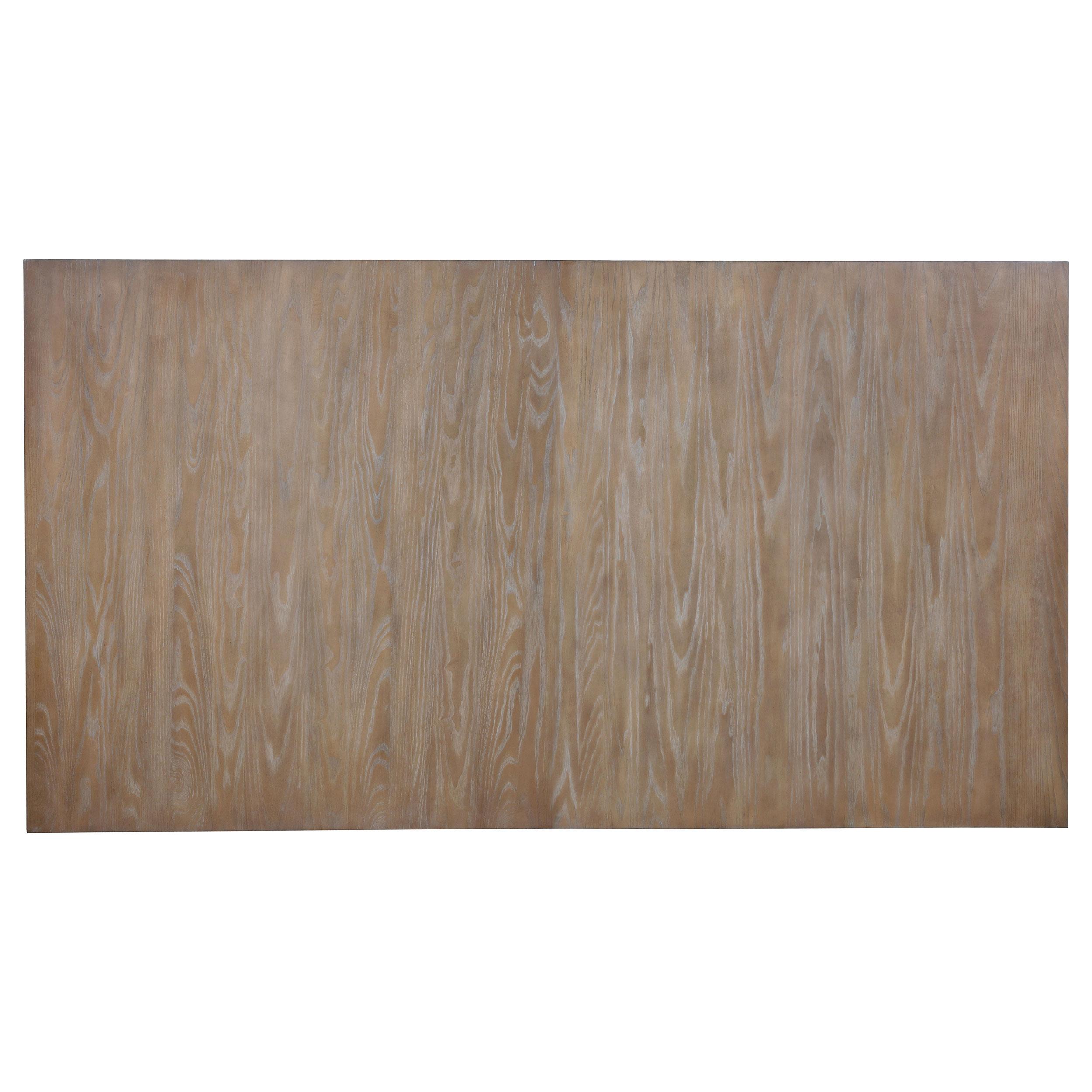 Model: 110291 | Coaster Brockway 104-inch Extension Leaf Dining Table Barley Brown