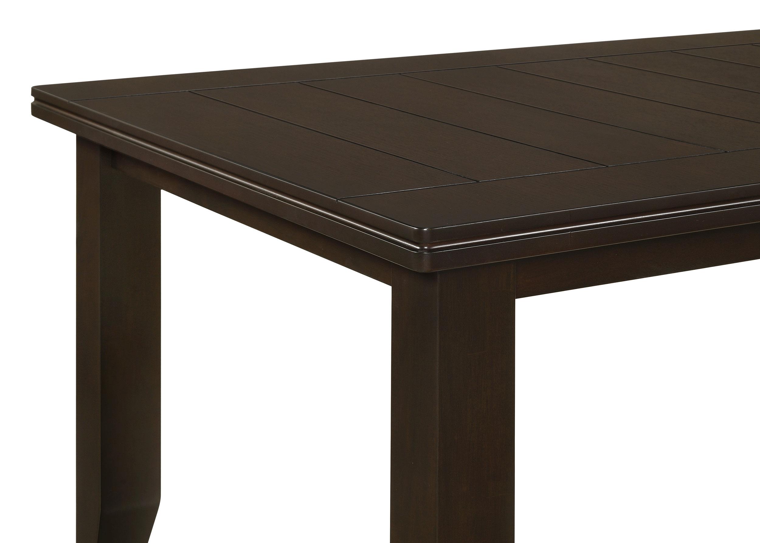 Model: 102721-S5 | Coaster Dalila 5-piece Rectangular Dining Table Set Cappuccino