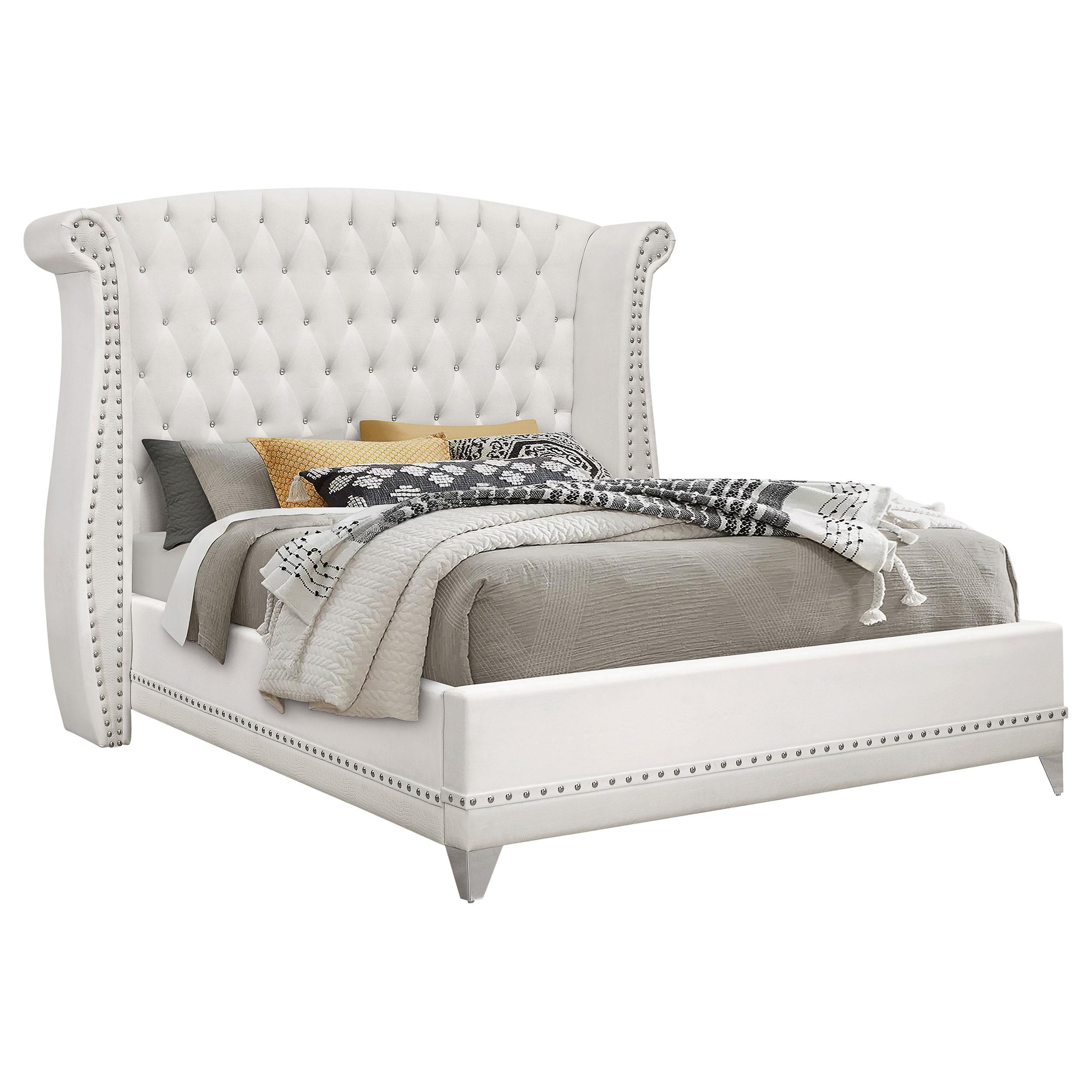 Model: 300843KE-S4 | Coaster Barzini 4-piece Eastern King Bedroom Set White