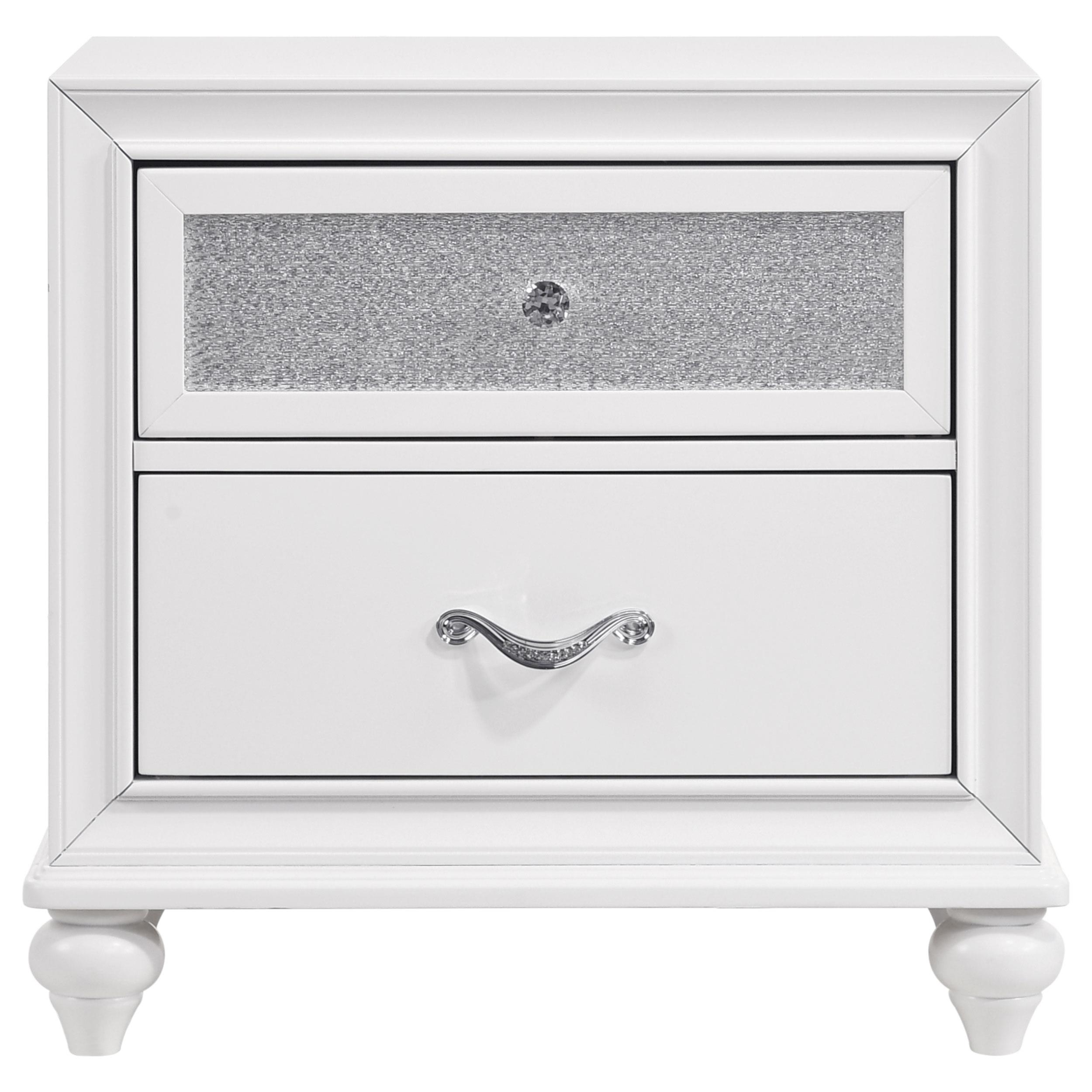 Model: 300843KE-S4 | Coaster Barzini 4-piece Eastern King Bedroom Set White
