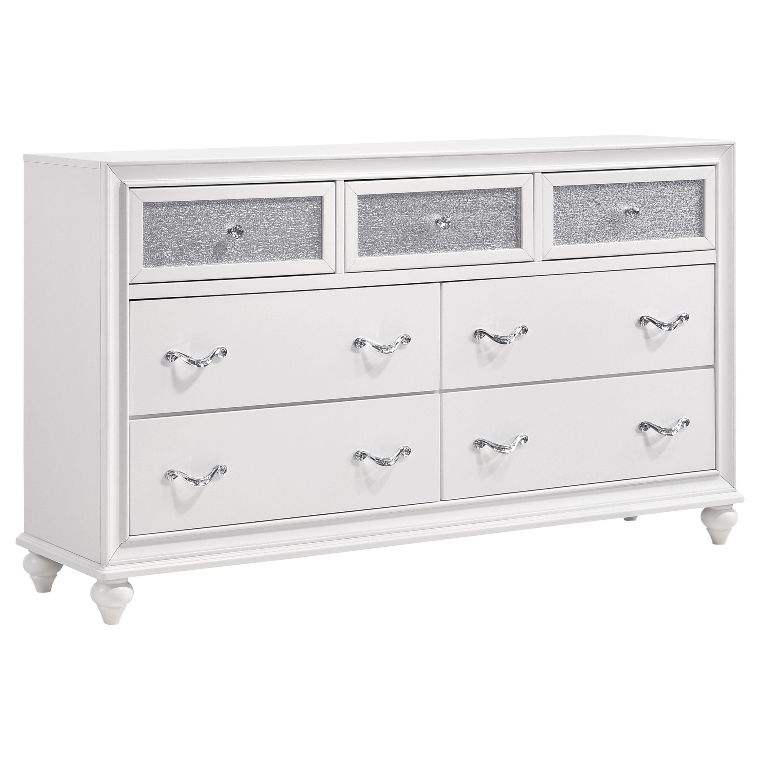 Model: 300843KE-S4 | Coaster Barzini 4-piece Eastern King Bedroom Set White