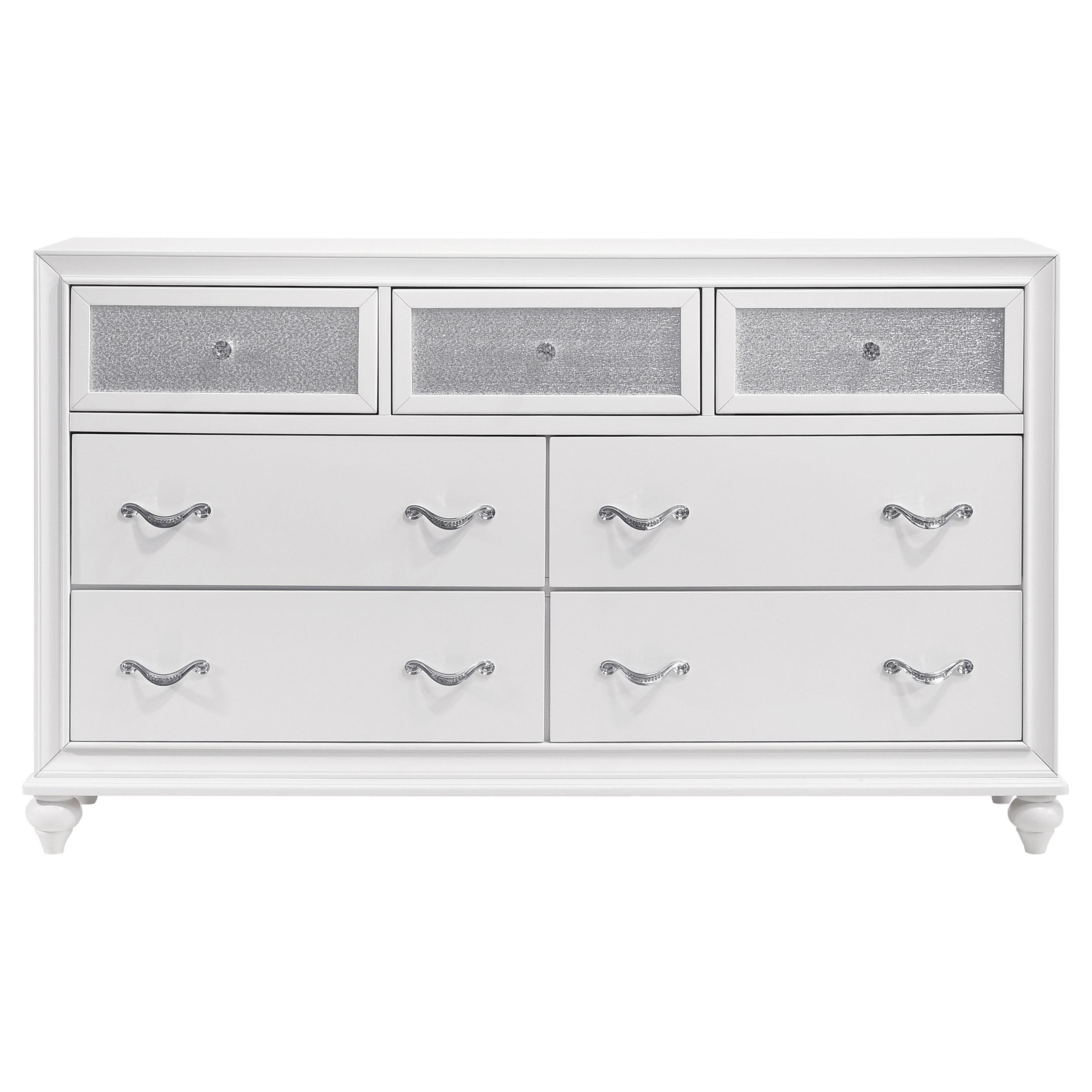 Model: 300843KE-S4 | Coaster Barzini 4-piece Eastern King Bedroom Set White