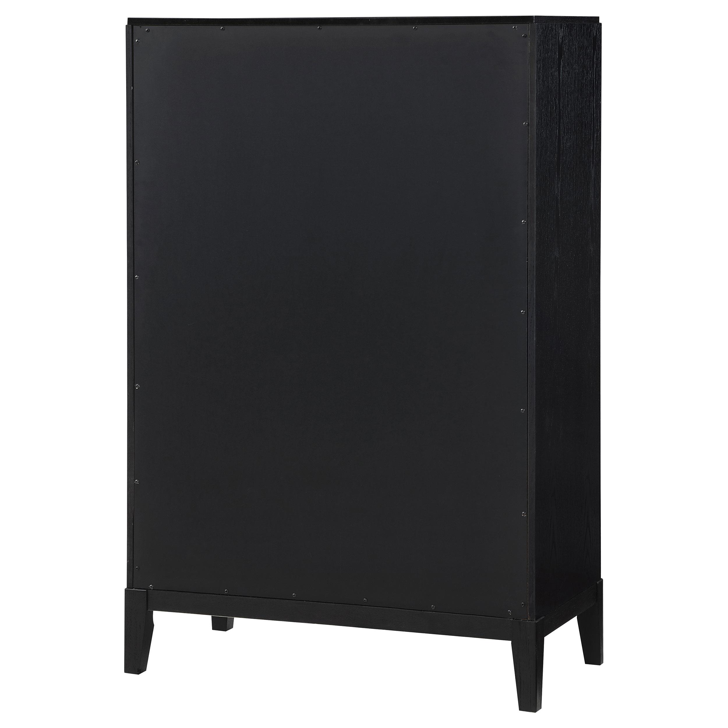 Model: 224715 | Coaster Brookmead 5-drawer Bedroom Chest Black