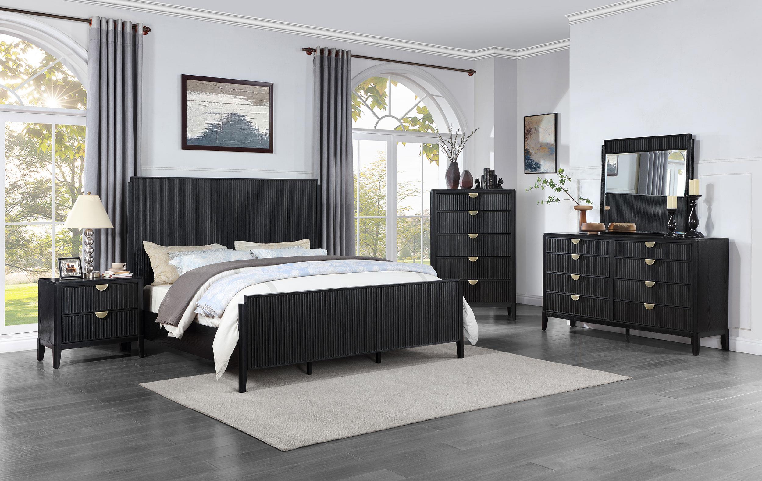 Model: 224715 | Coaster Brookmead 5-drawer Bedroom Chest Black