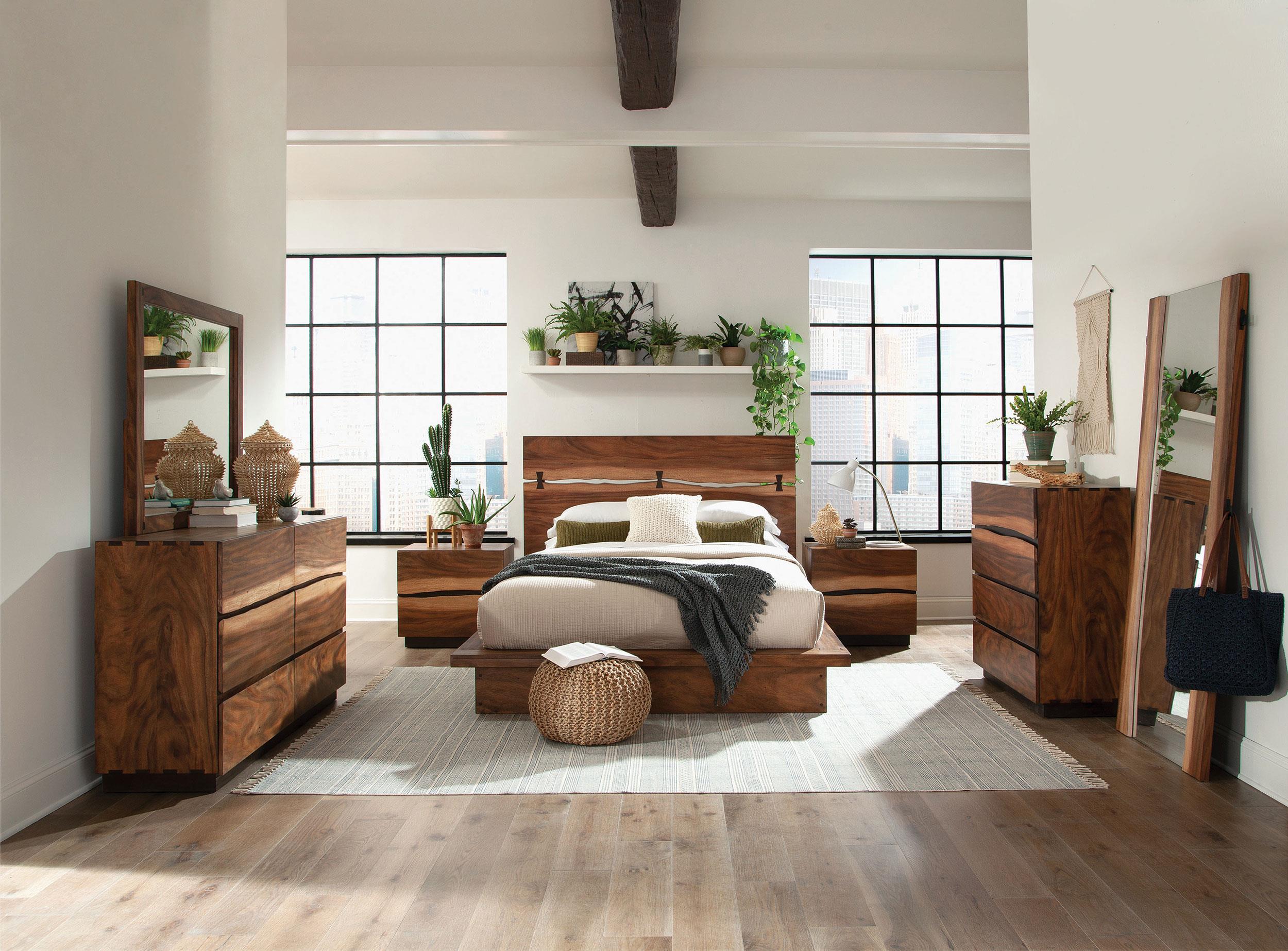 Coaster Winslow 5-piece Queen Bedroom Set Smokey Walnut