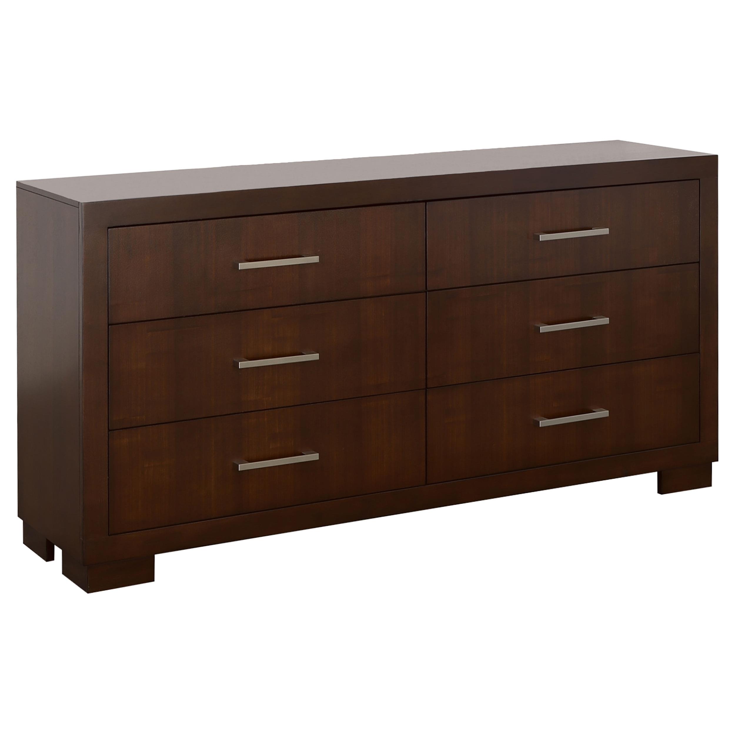 Model: 200711Q-S4 | Coaster Jessica 4-piece Queen LED Bedroom Set Cappuccino