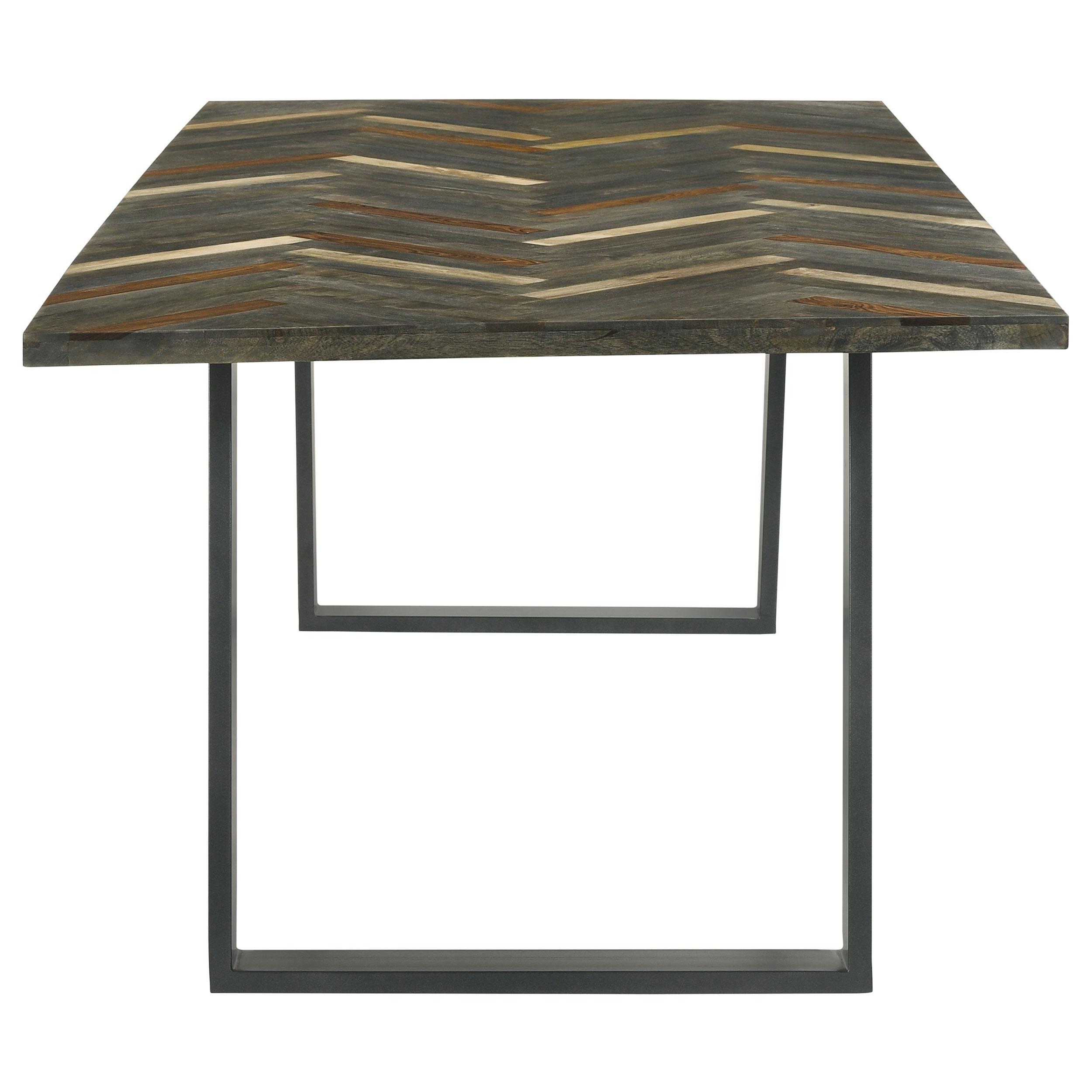 Model: 110681-S6C | Coaster Misty 6-piece Rectangular Dining Set Sheesham and Camel