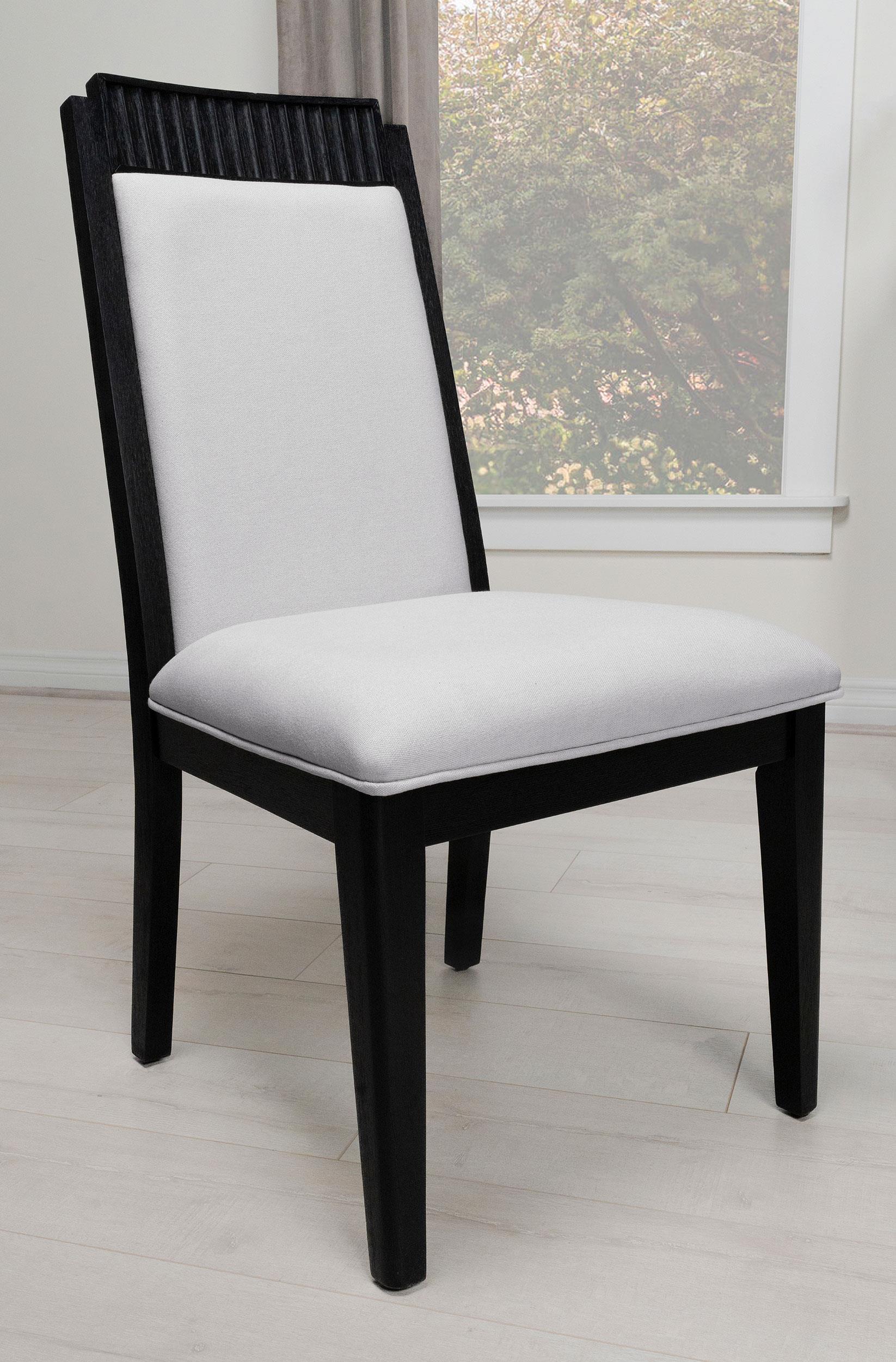 Model: 108232 | Coaster Brookmead Wood Dining Side Chair Ivory and Black (Set of 2)