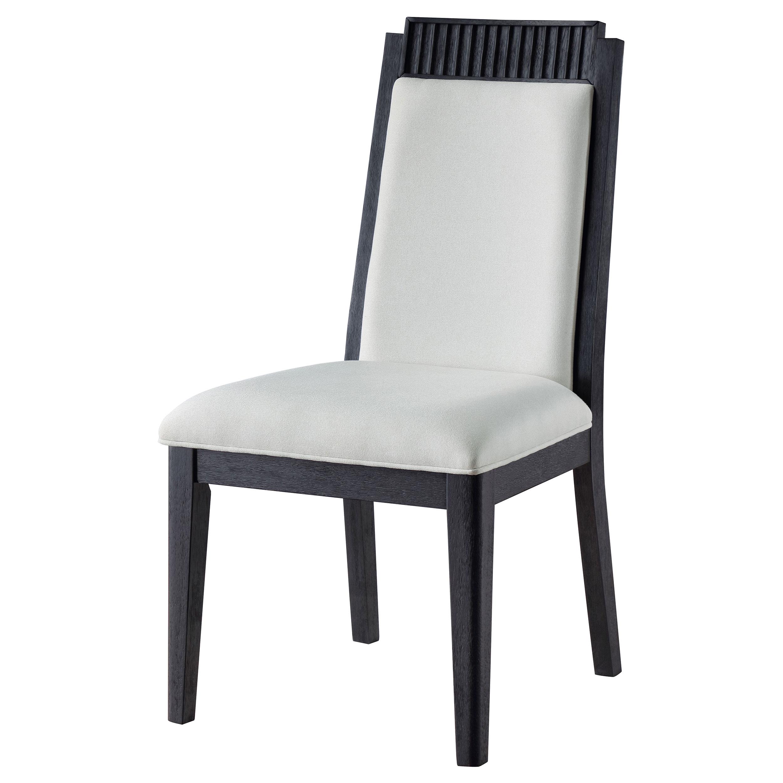 Model: 108232 | Coaster Brookmead Wood Dining Side Chair Ivory and Black (Set of 2)