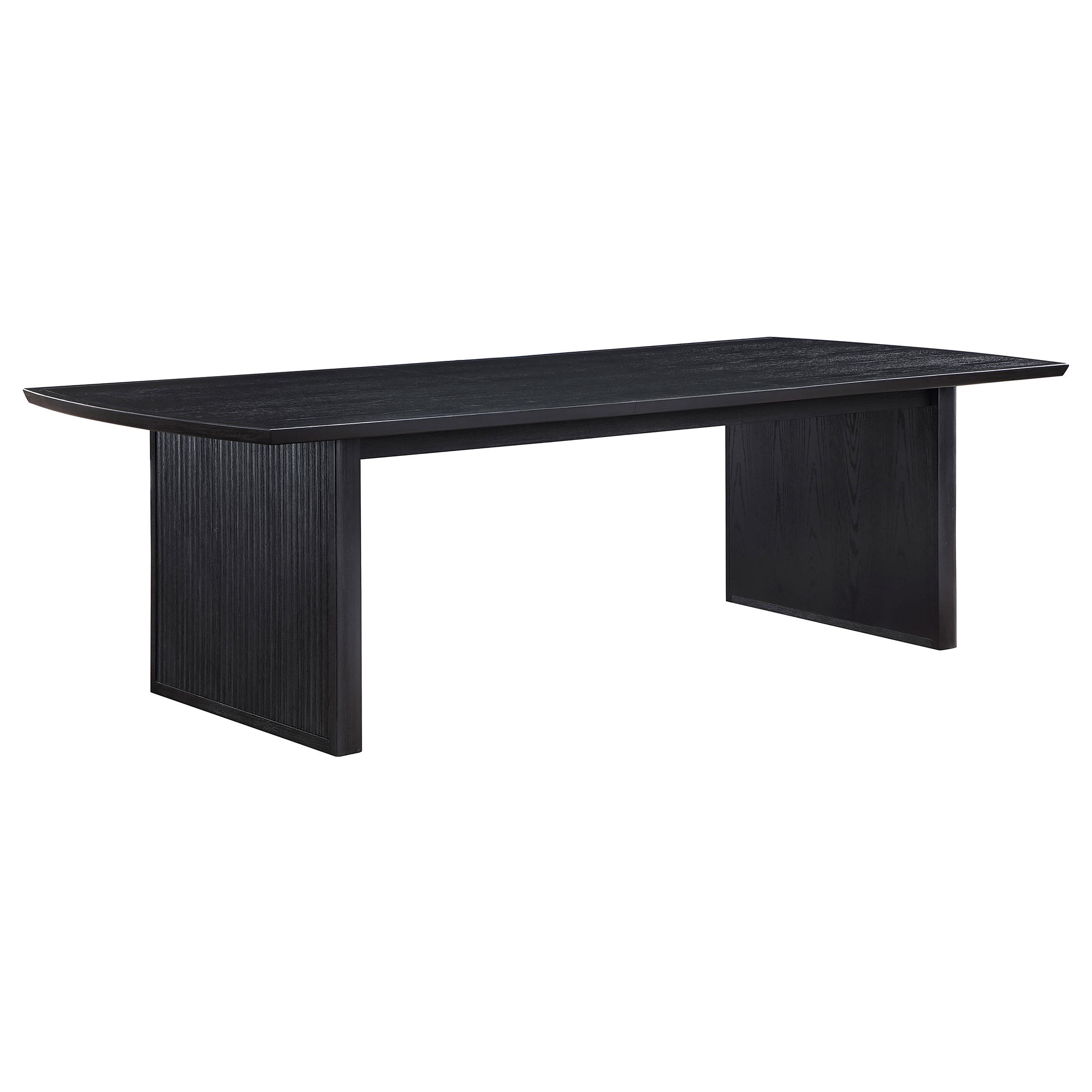 Coaster Brookmead 100-inch Extension Leaf Dining Table Black