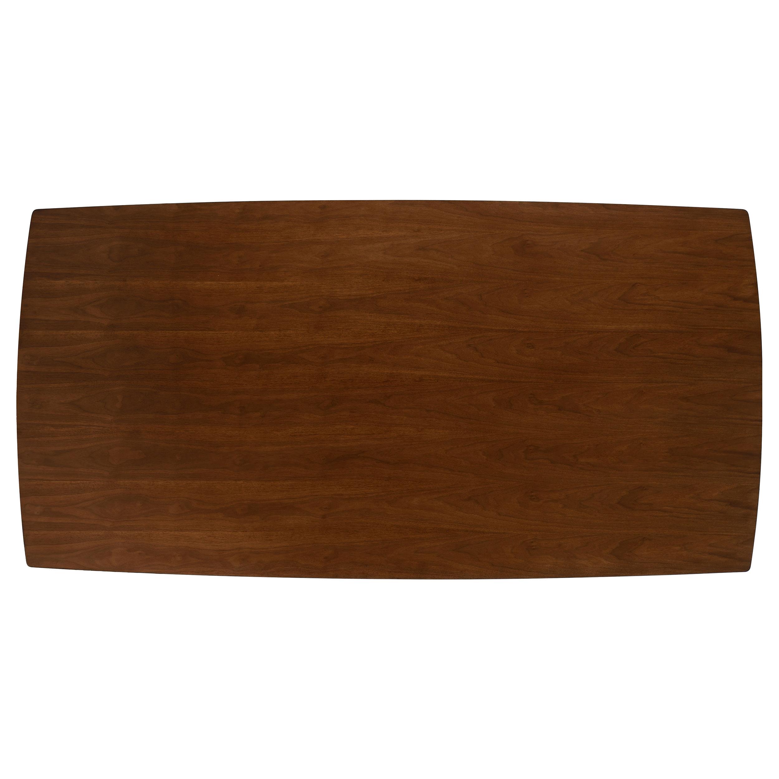 Model: 105351-S5 | Coaster Malone 5-piece Rectangular Dining Table Set Dark Walnut
