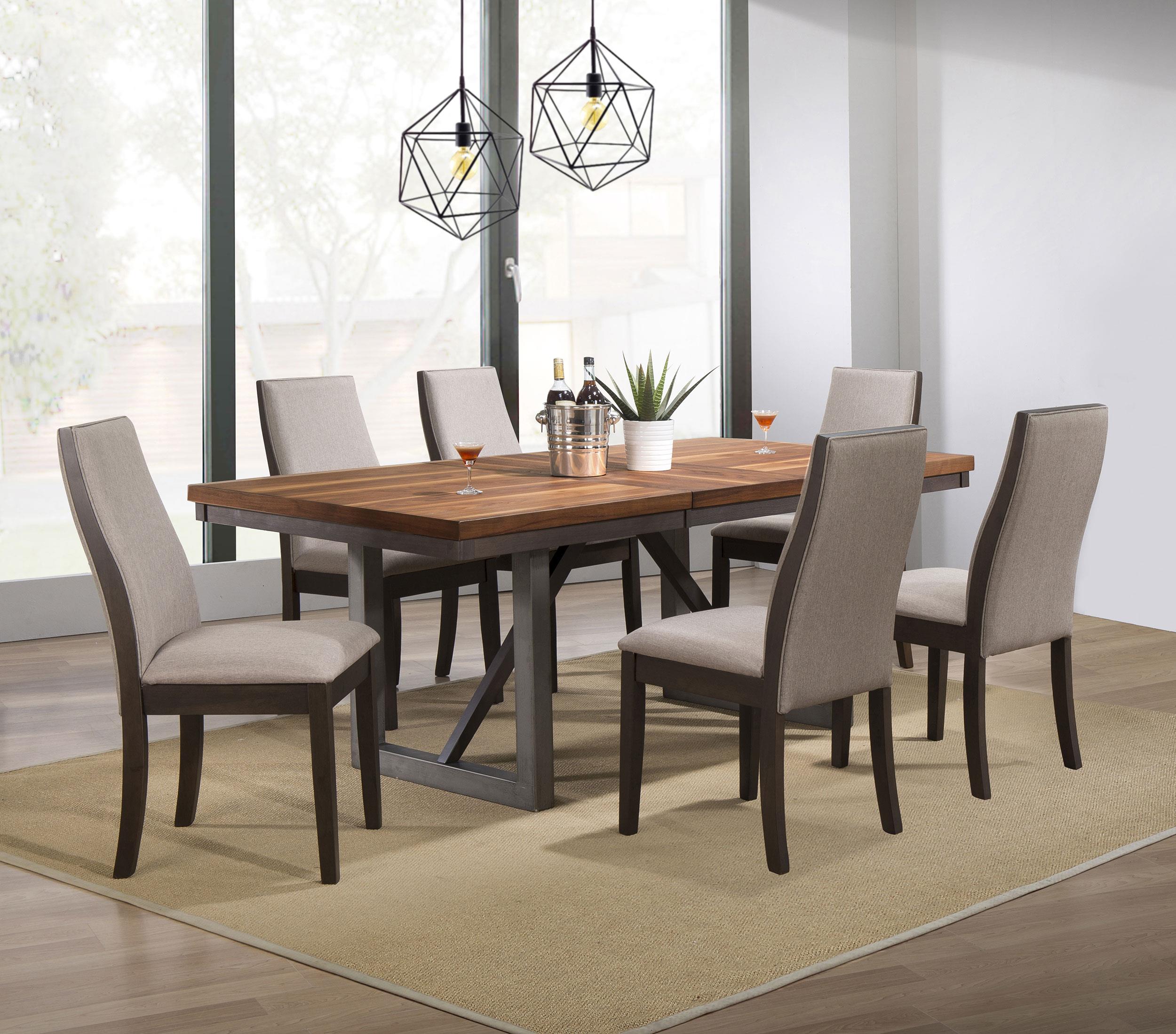 Model: 106583 | Coaster Spring Creek Upholstered Dining Chair Taupe (Set of 2)