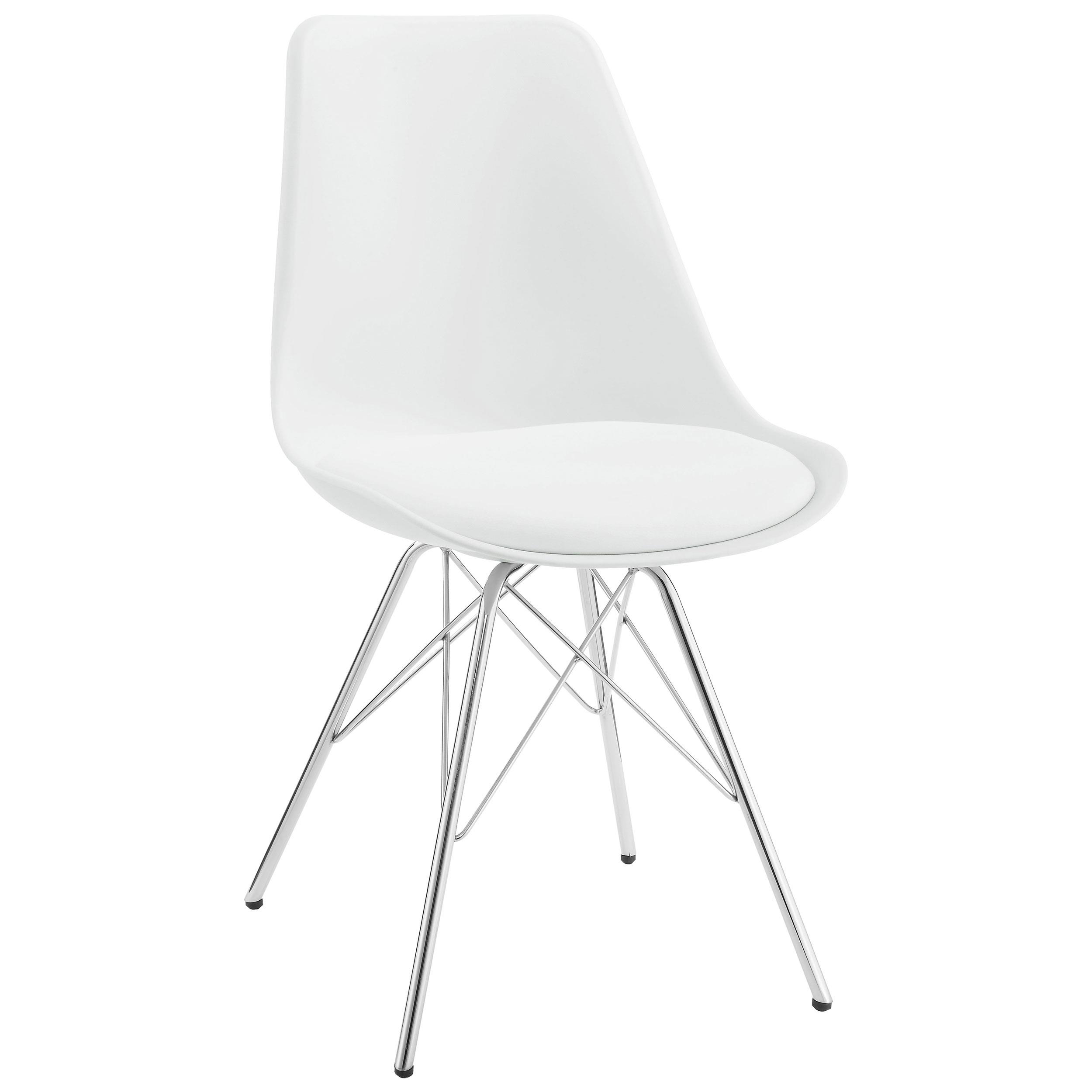 Model: 105261-S5W | Coaster Lowry 5-piece Round Dining Table Set White