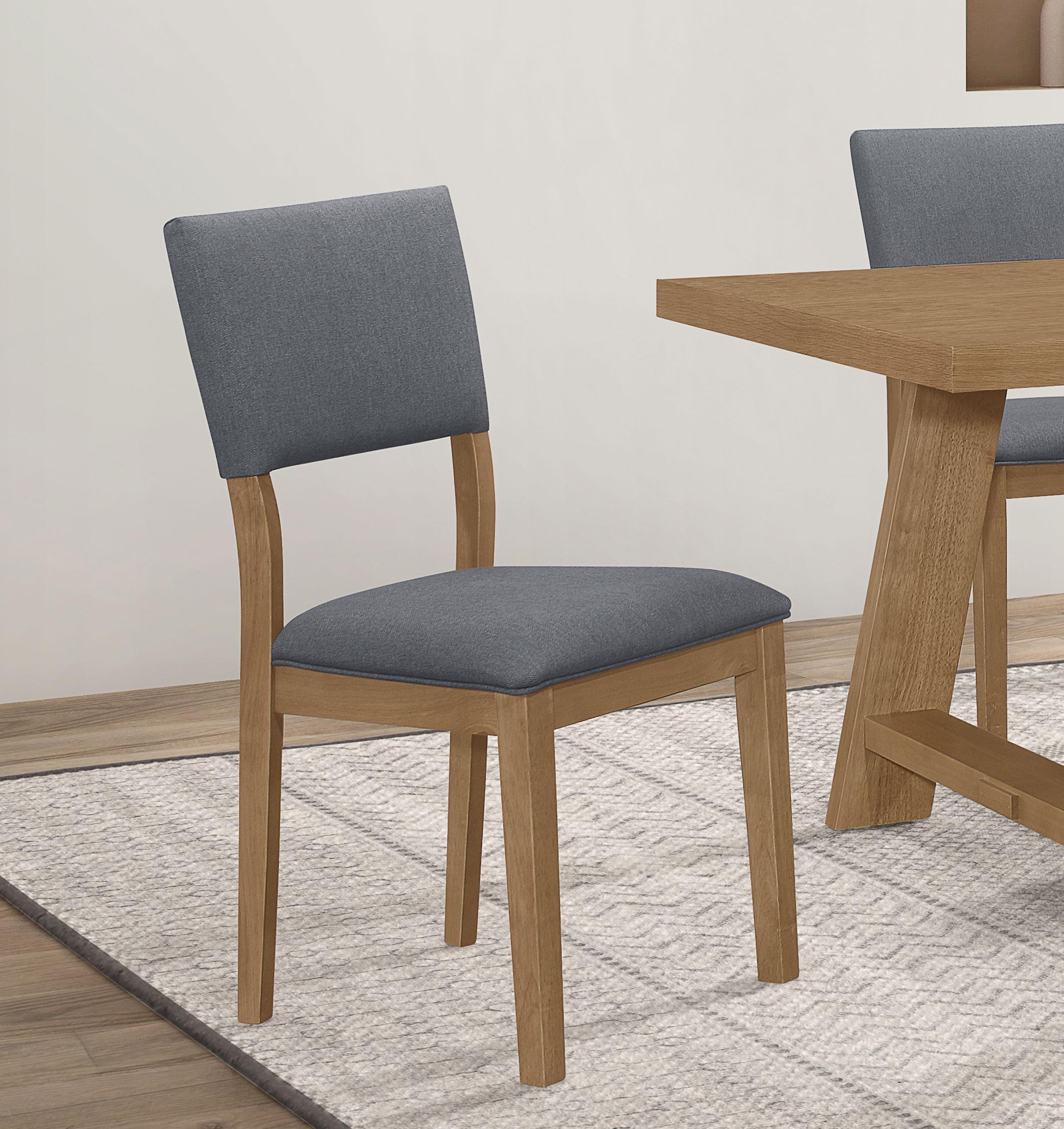 Model: 104172 | Coaster Sharon Fabric Upholstered Dining Side Chair Brown (Set of 2)