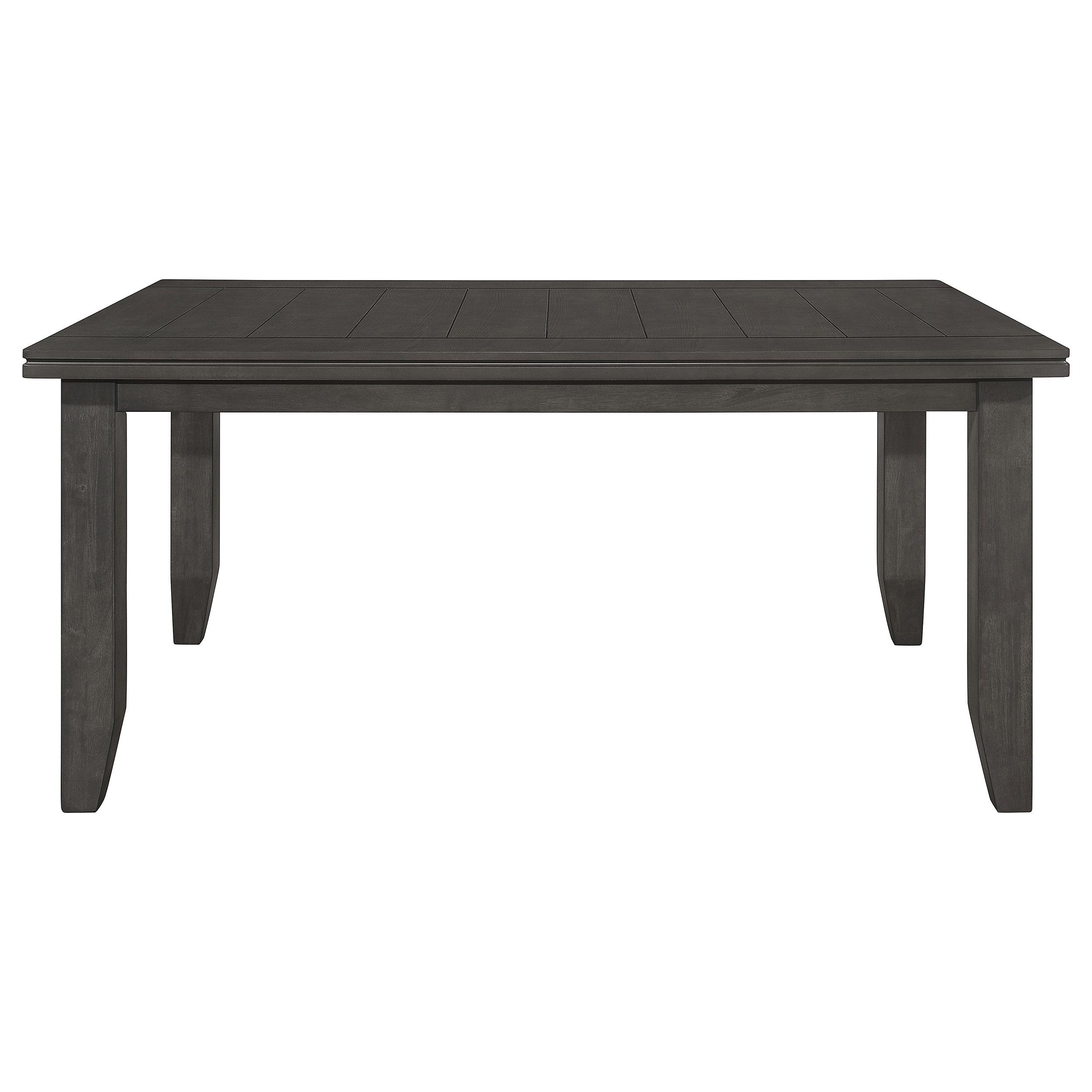 Model: 102721GRY-S6 | Coaster Dalila 6-piece Rectangular Dining Table Set Dark Grey