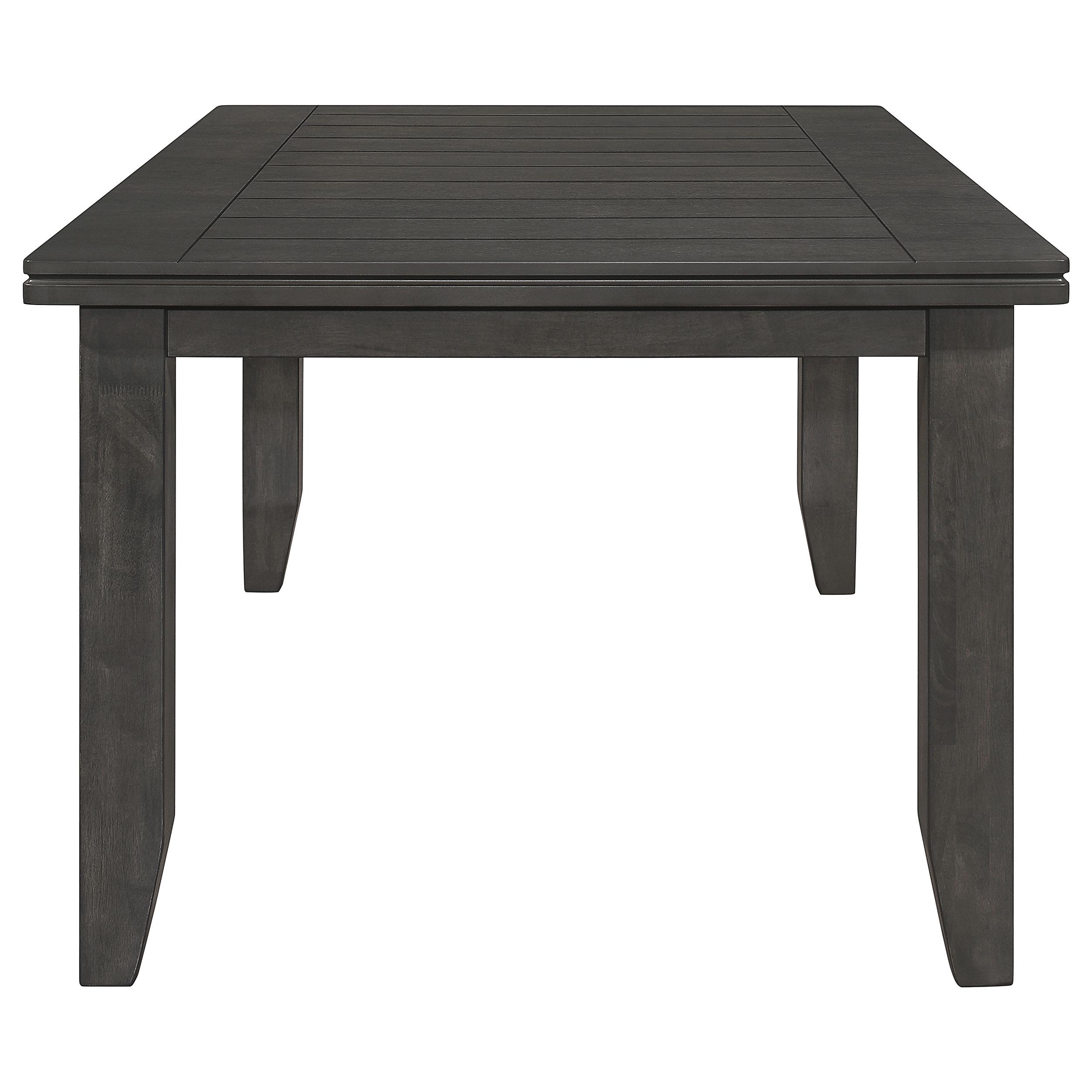 Model: 102721GRY-S6 | Coaster Dalila 6-piece Rectangular Dining Table Set Dark Grey