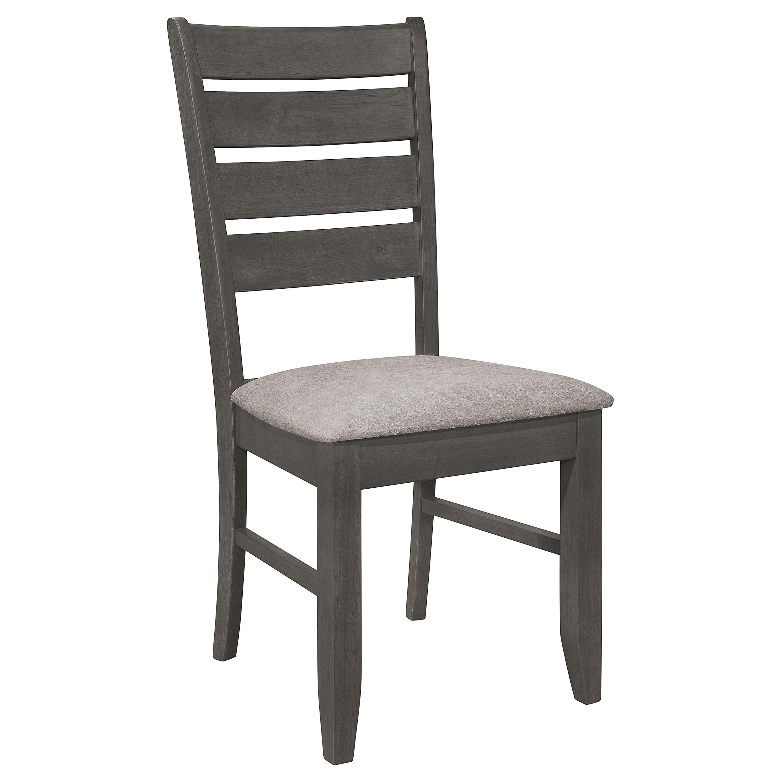 Model: 102721GRY-S6 | Coaster Dalila 6-piece Rectangular Dining Table Set Dark Grey
