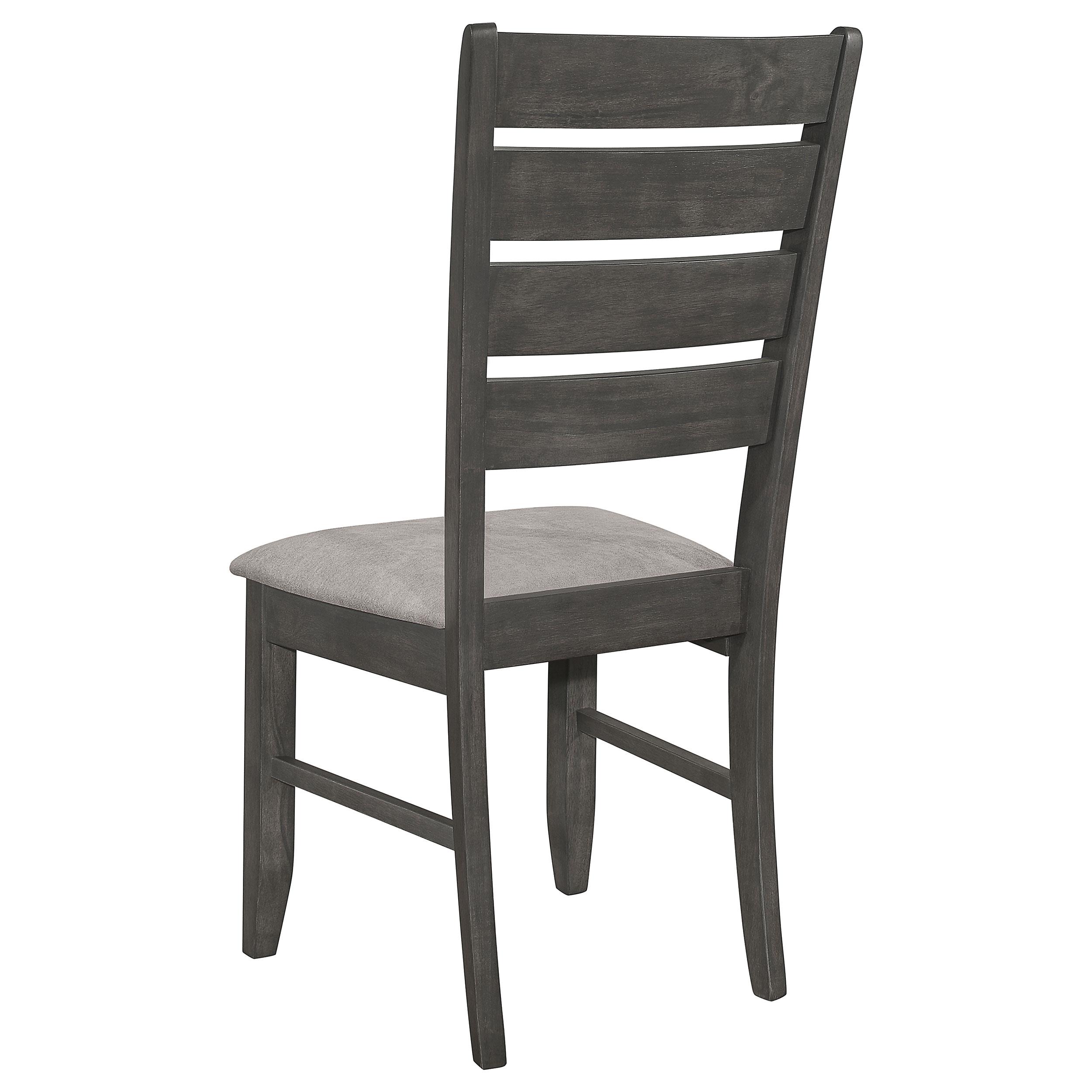 Model: 102721GRY-S6 | Coaster Dalila 6-piece Rectangular Dining Table Set Dark Grey