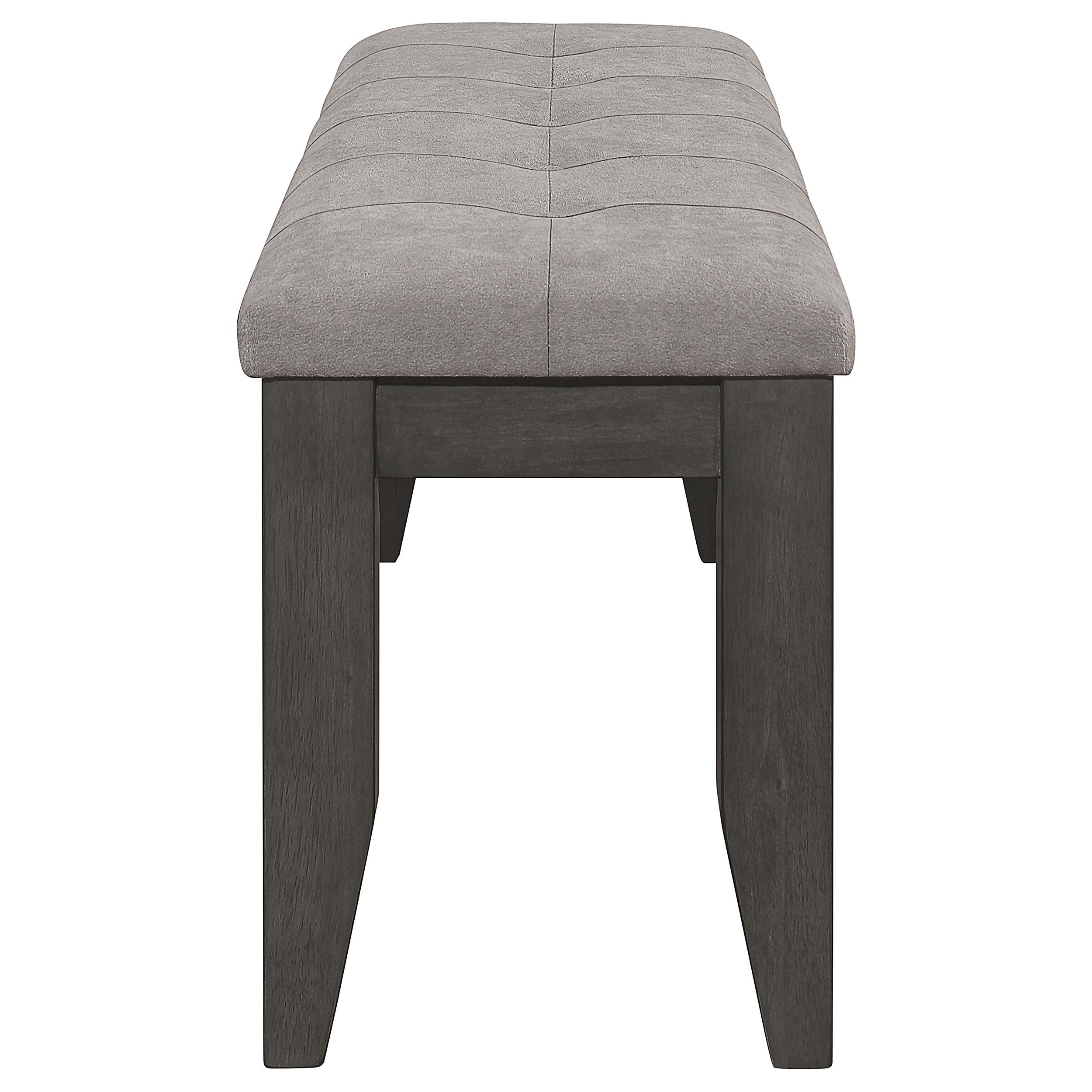 Model: 102721GRY-S6 | Coaster Dalila 6-piece Rectangular Dining Table Set Dark Grey