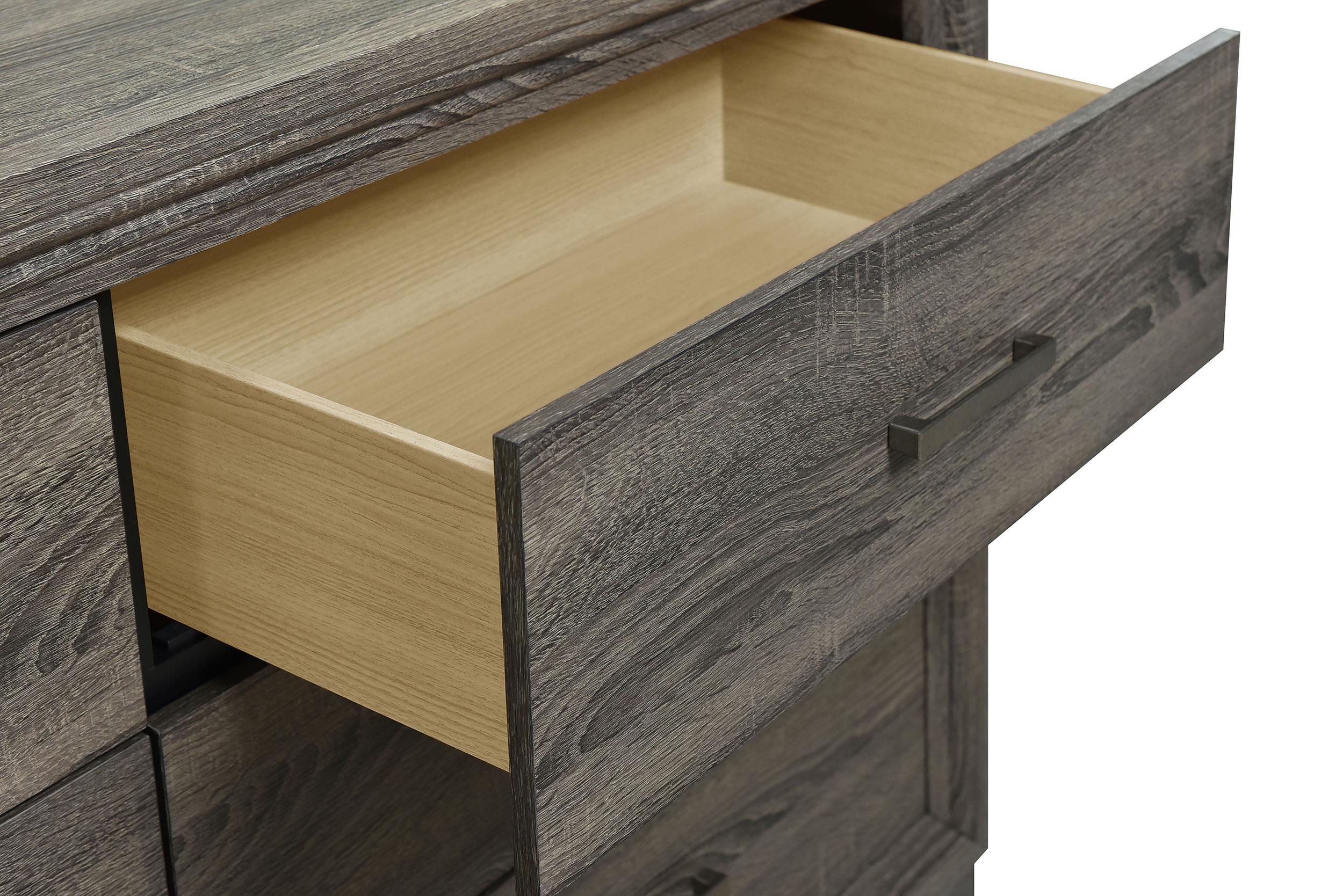 e's ジョージズ　サイドチェスト Coaster - 223343 - Wright 6-drawer Dresser Cabinet Brown Oak