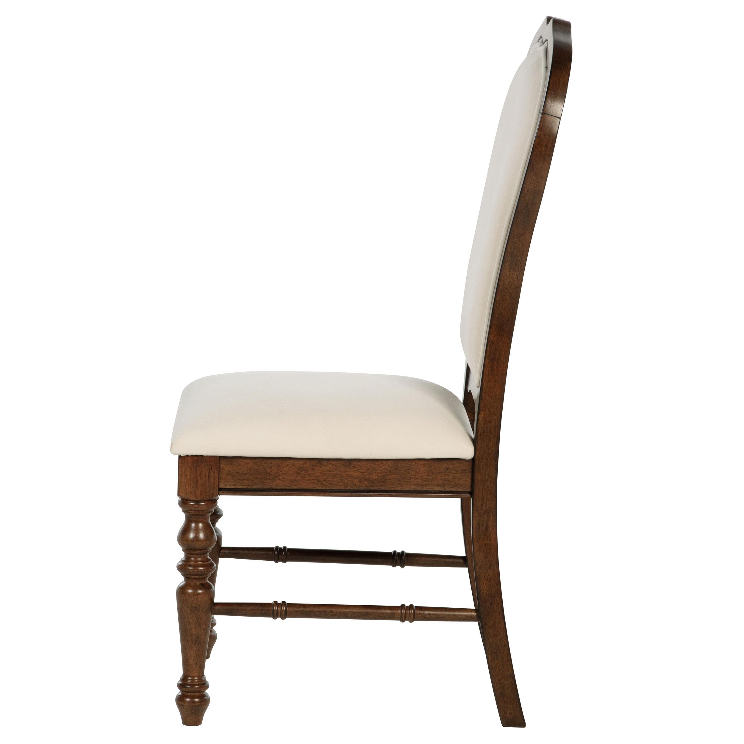 Model: 109402 | Coaster Landon Upholstered Dining Side Chair Rich Brown (Set of 2)