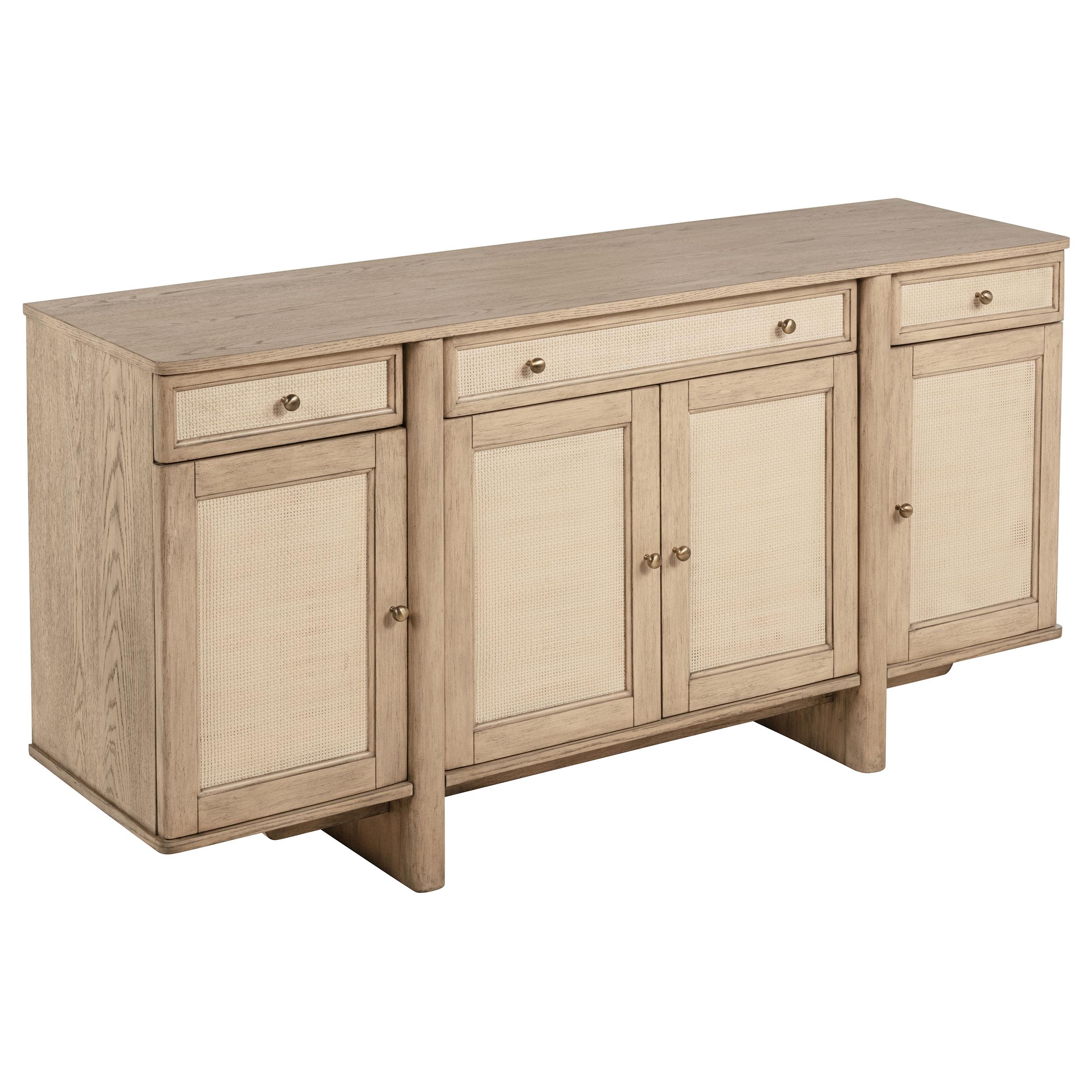 Model: 109381-S10 | Coaster Kailani 10-piece Wood Dining Set with Sideboard Beige Oak