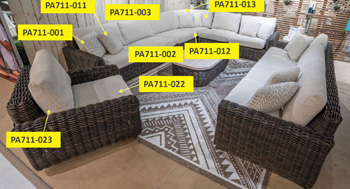 Signature Design by Ashley Kimora Corner Seat Cushion
