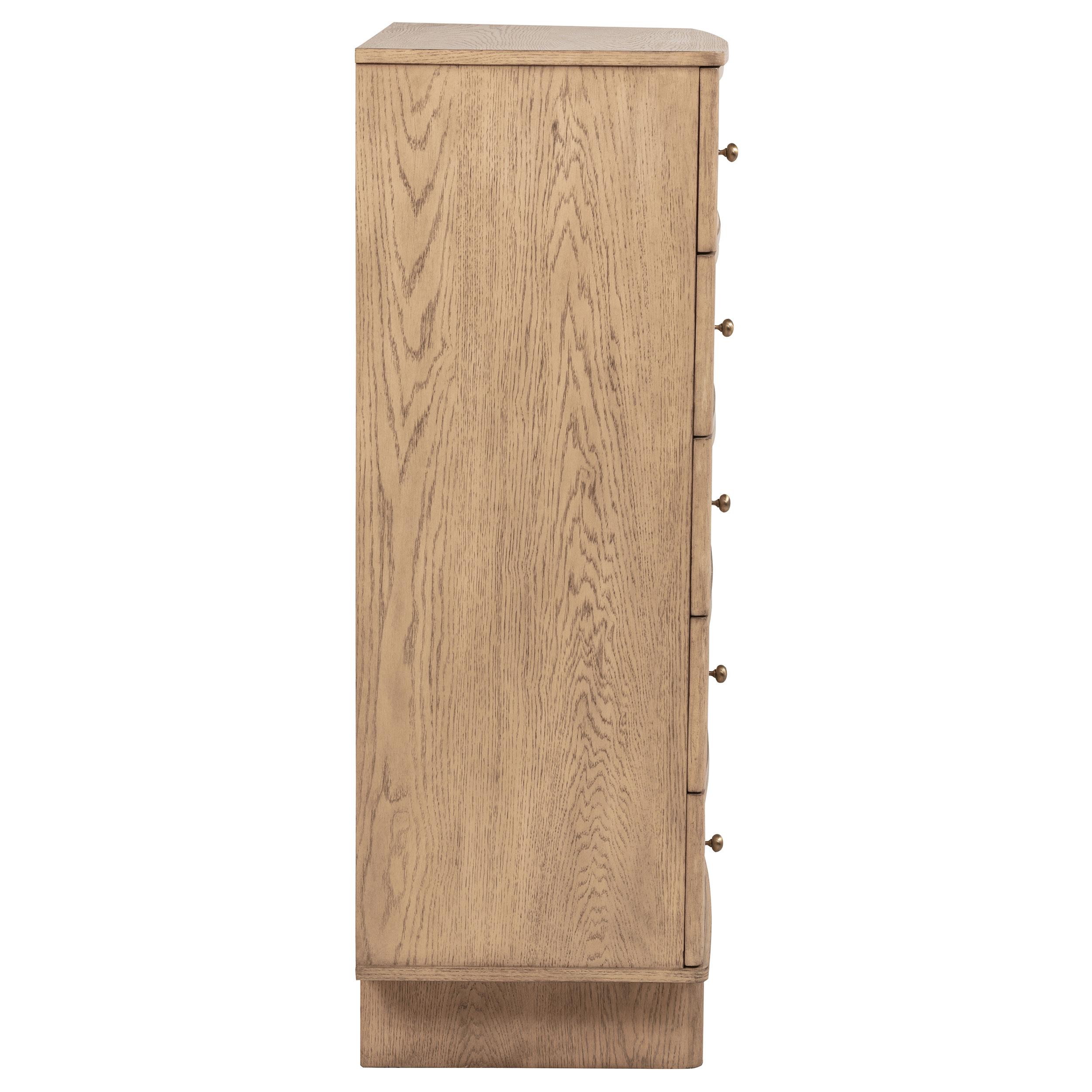 Model: 225045 | Coaster Kailani 5-drawer Bedroom Chest of Drawers Beige Oak