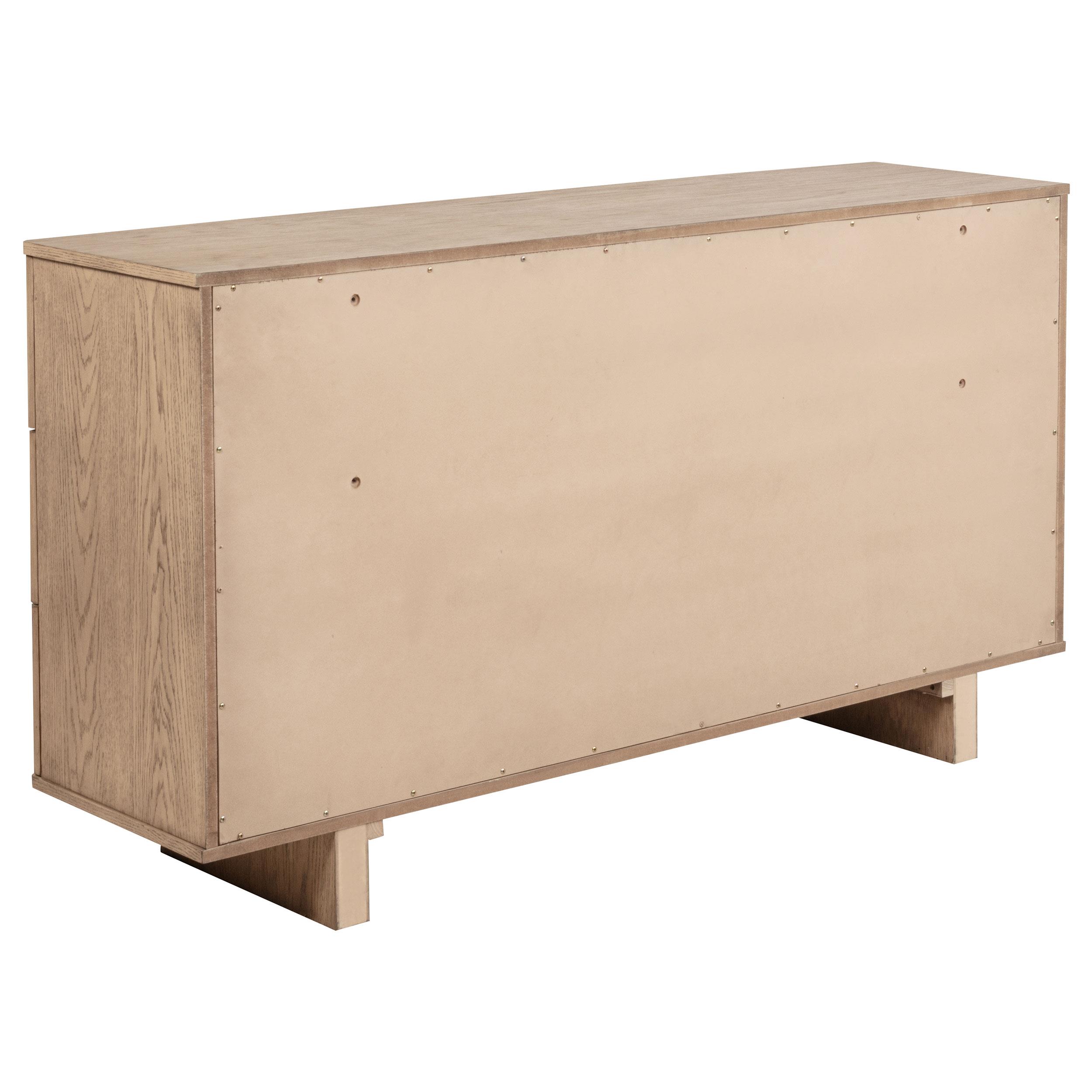 Model: 225043 | Coaster Kailani 9-drawer Dresser Cabinet Beige Oak