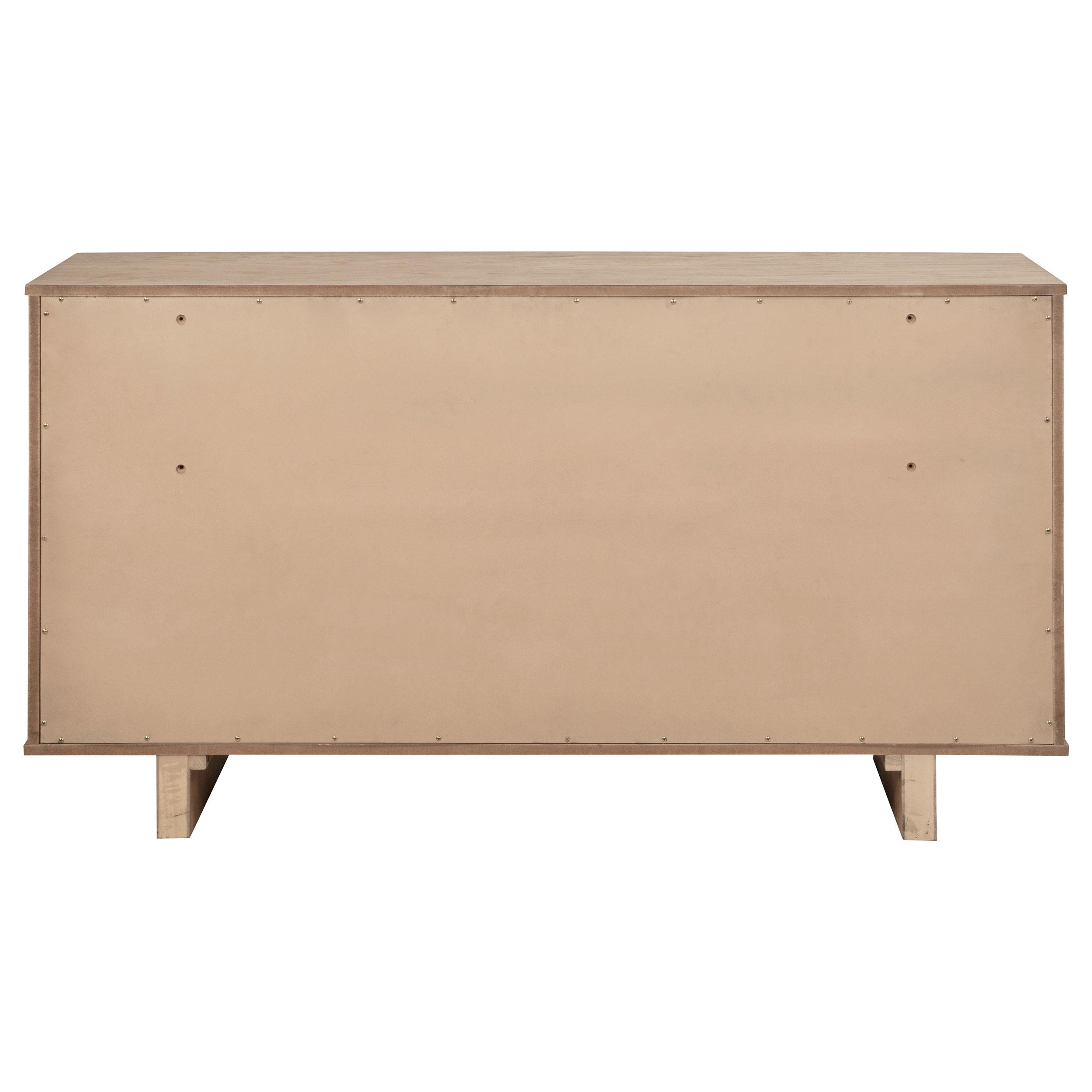 Model: 225043 | Coaster Kailani 9-drawer Dresser Cabinet Beige Oak