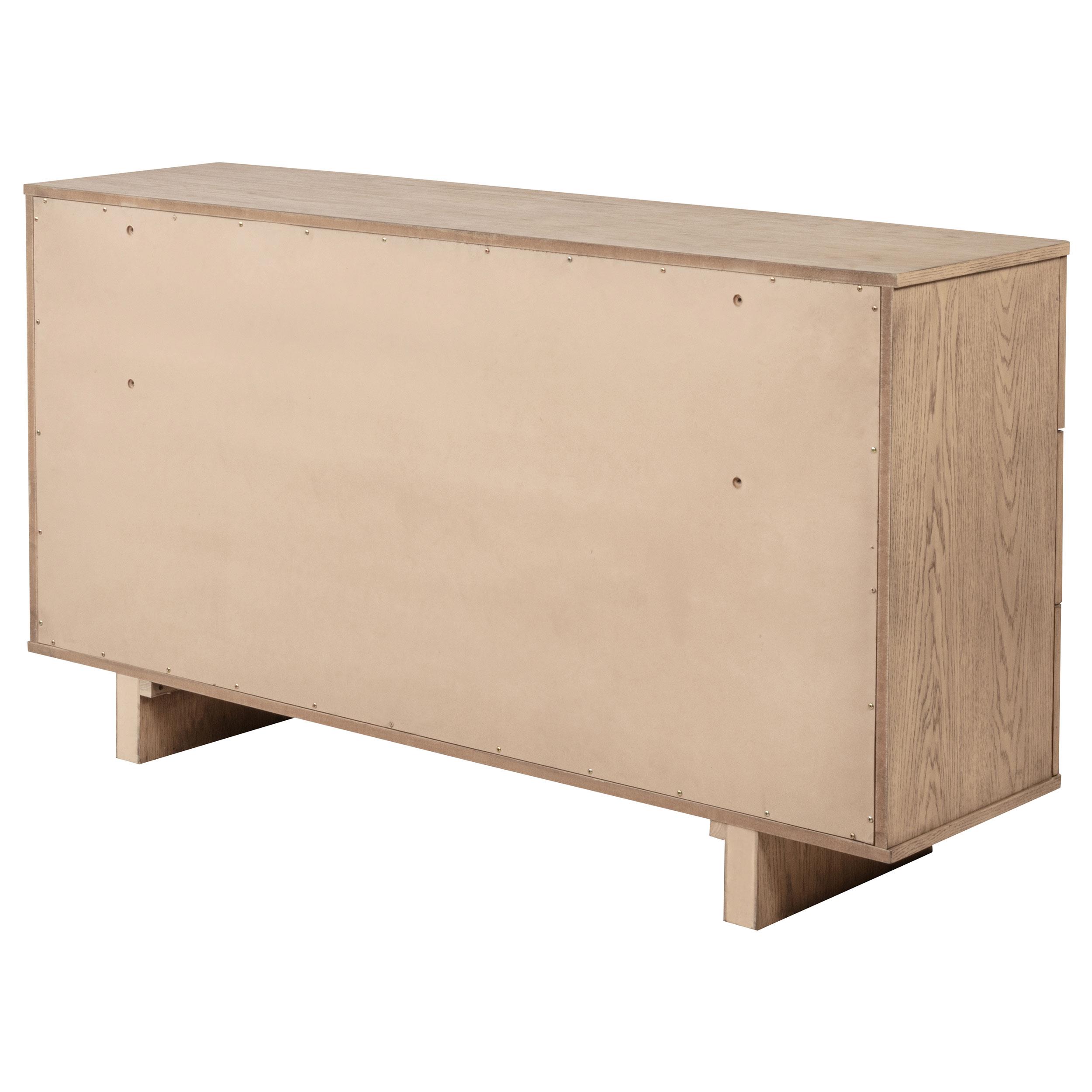 Model: 225043 | Coaster Kailani 9-drawer Dresser Cabinet Beige Oak