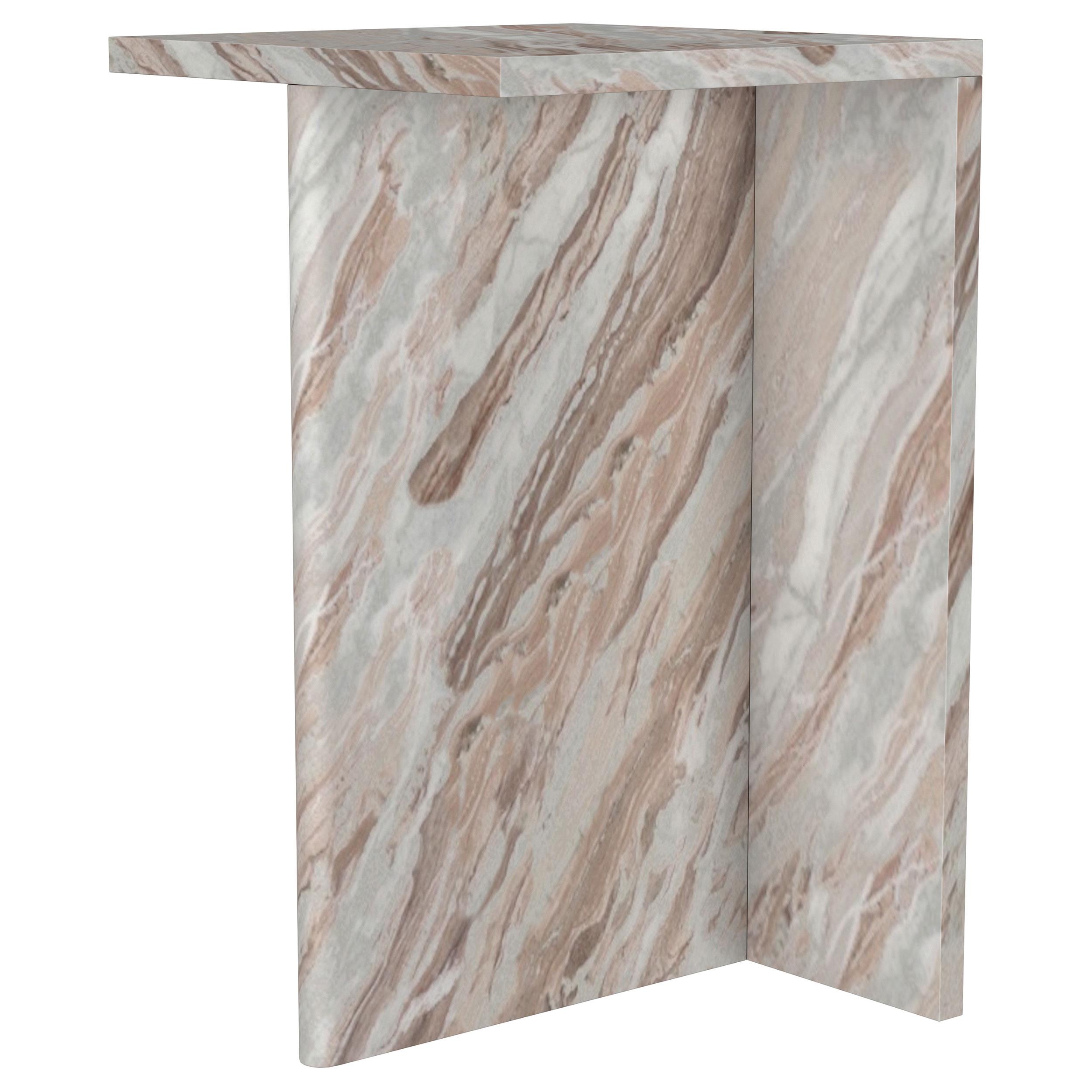 Model: 930053 | Coaster Bowdoin Genuine Marble Accent Side Table Grey