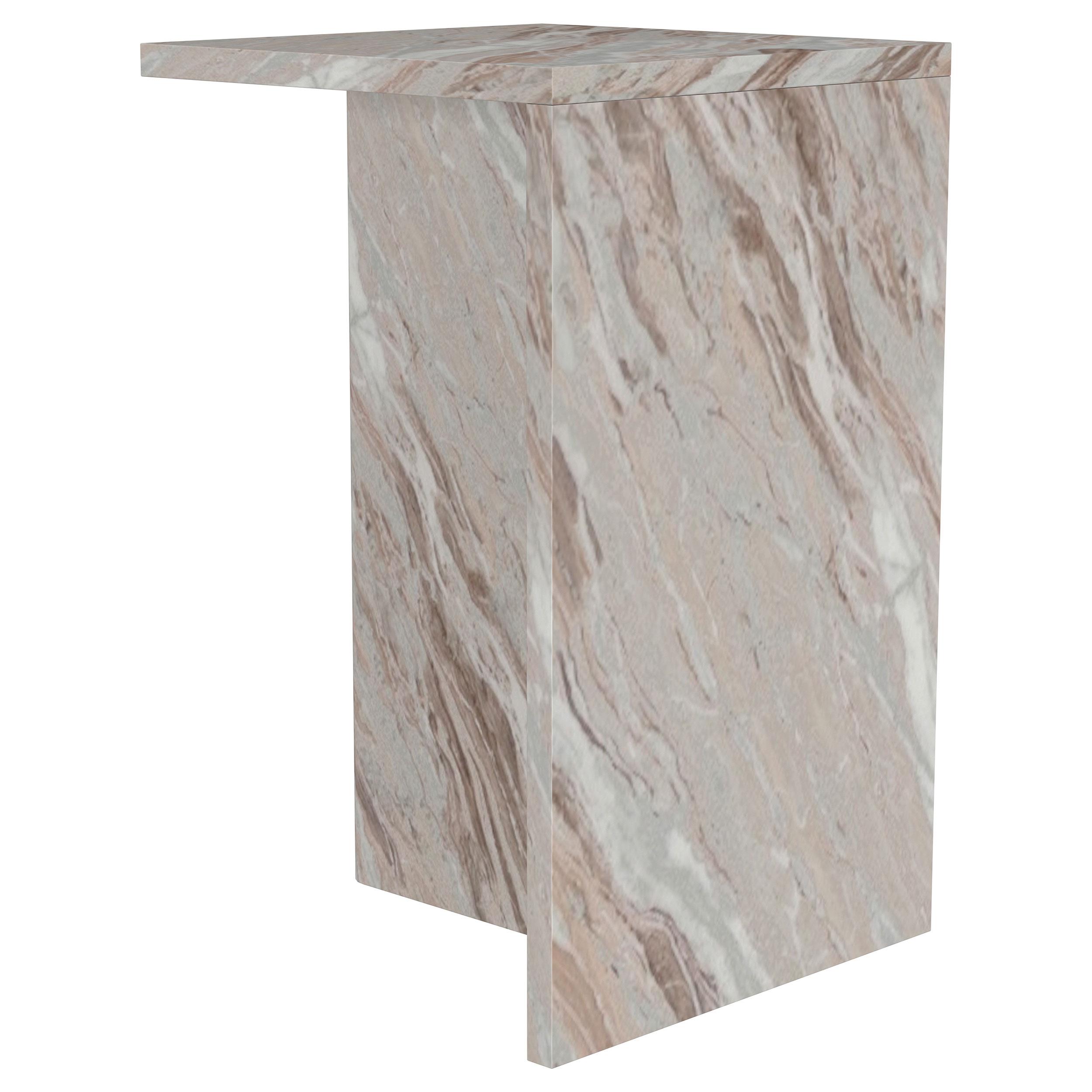 Model: 930053 | Coaster Bowdoin Genuine Marble Accent Side Table Grey