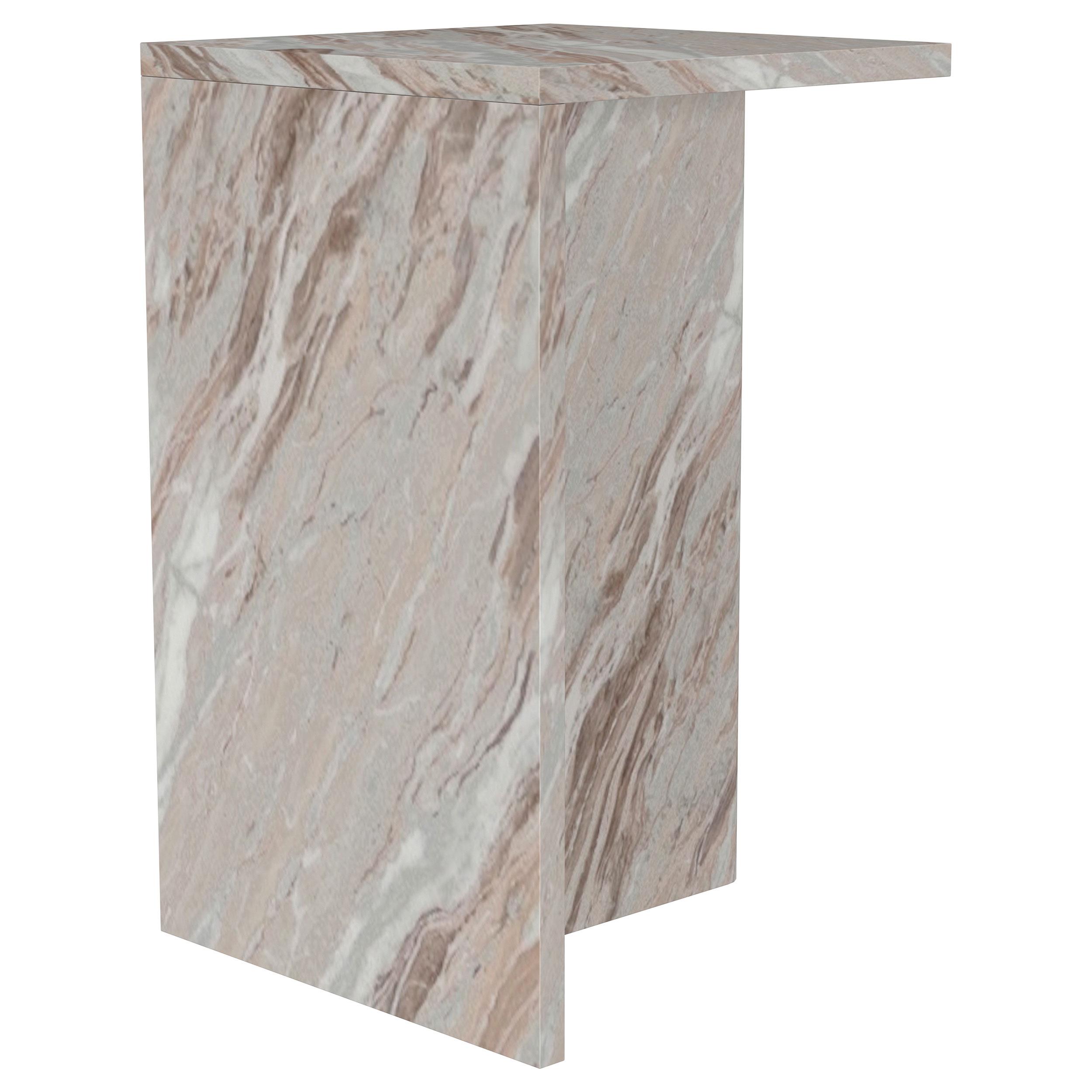 Model: 930053 | Coaster Bowdoin Genuine Marble Accent Side Table Grey