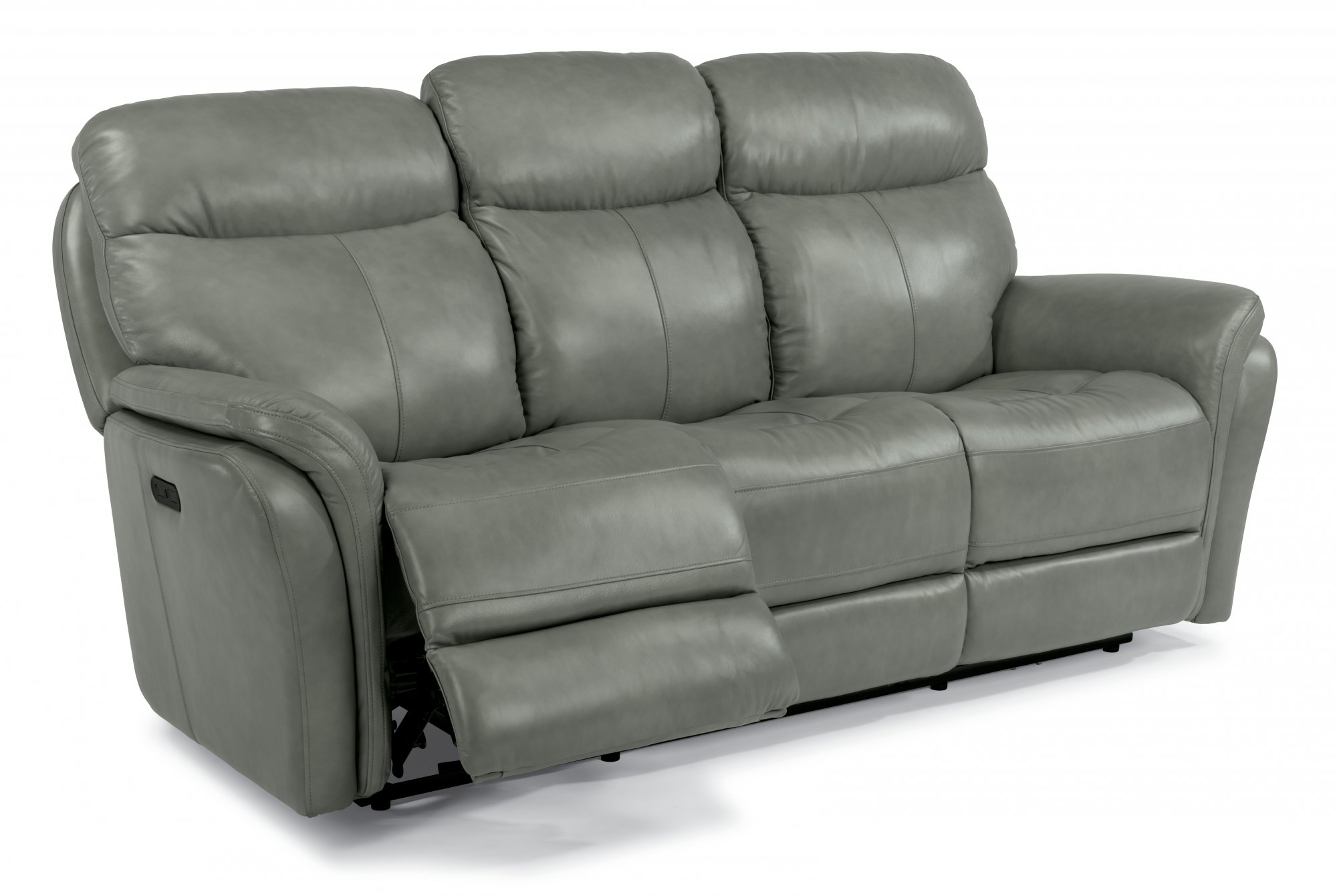 Flexsteel 1653 62ph Zoey Leather Power Reclining Sofa With Power Headrests 1653 62ph Park Home